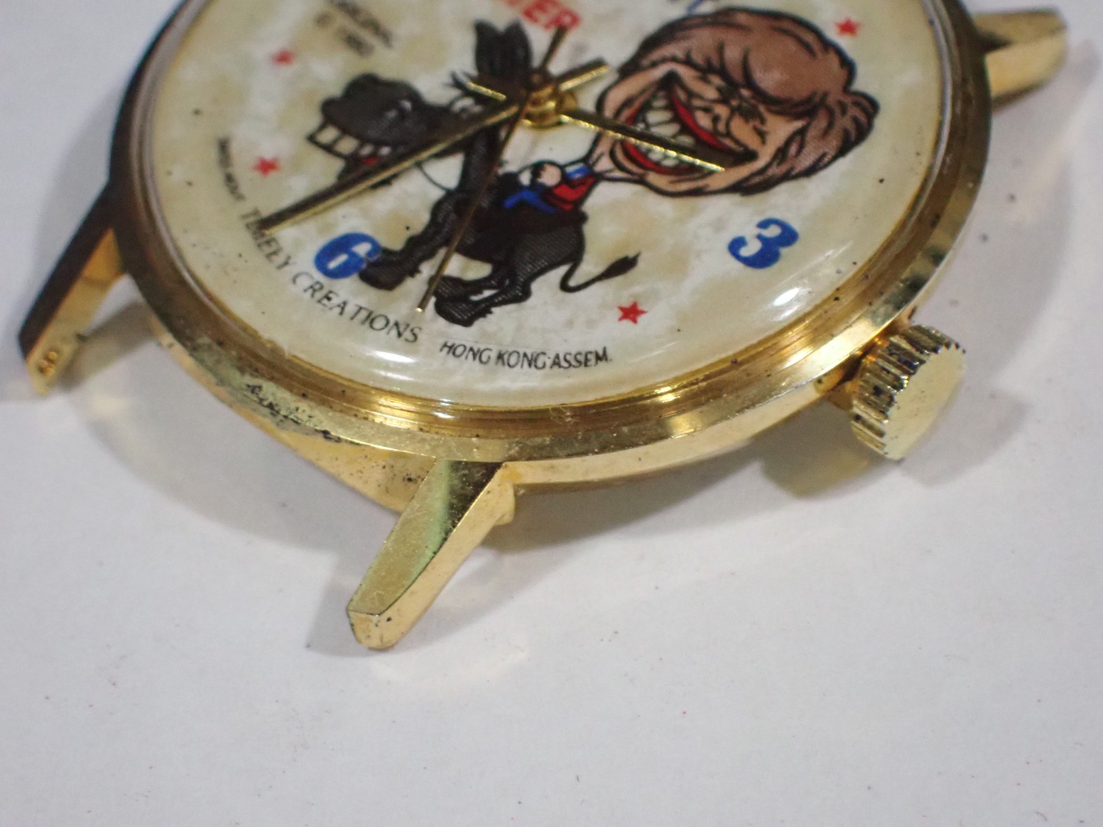 1980 Jimmy Carter 1 Jewel Manual Wind Election Wristwatch runs fast by Basis