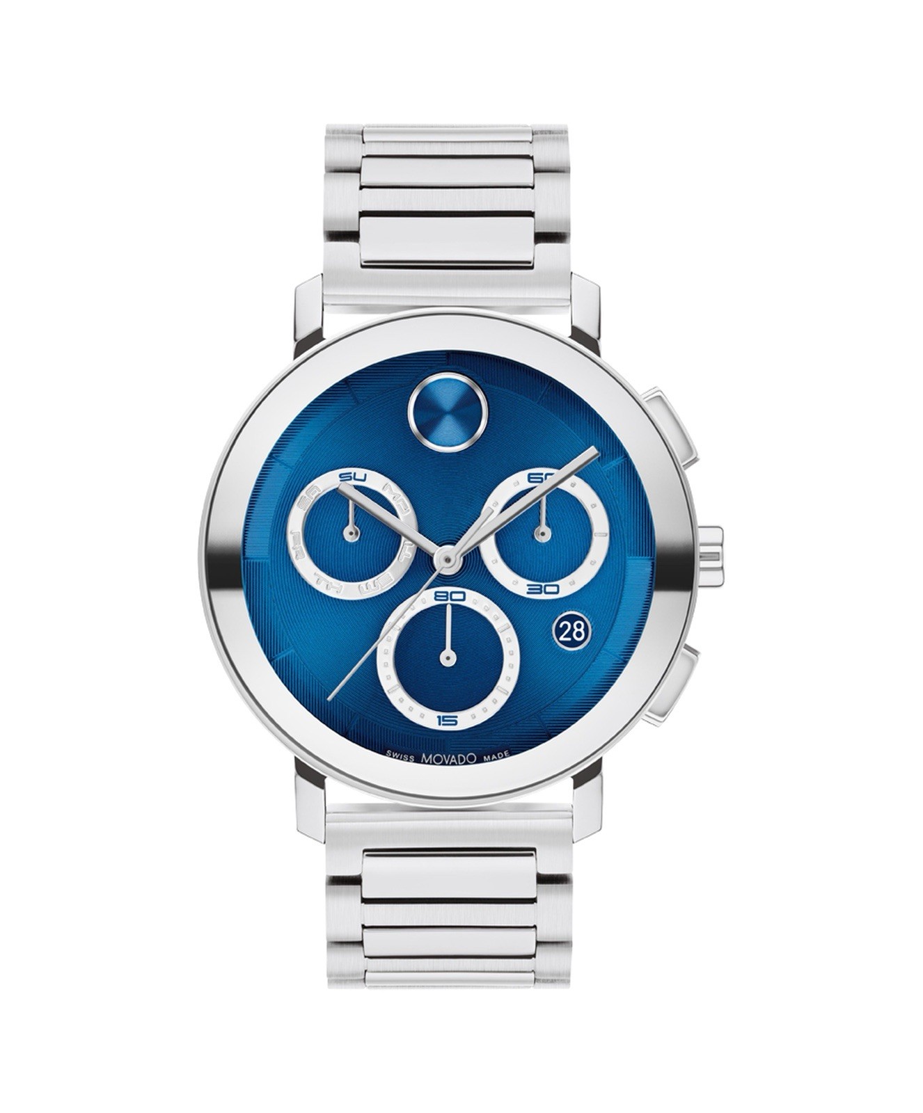 BRAND NEW MOVADO BOLD EVOLUTION 2.0 BLUE DIAL MENS WATCH