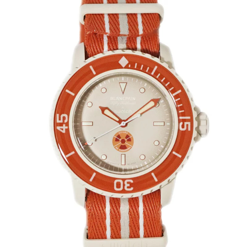 Swatch x Blancpain x Swatch S035N100 Fifty Fathoms Arctic Ocean Used watch