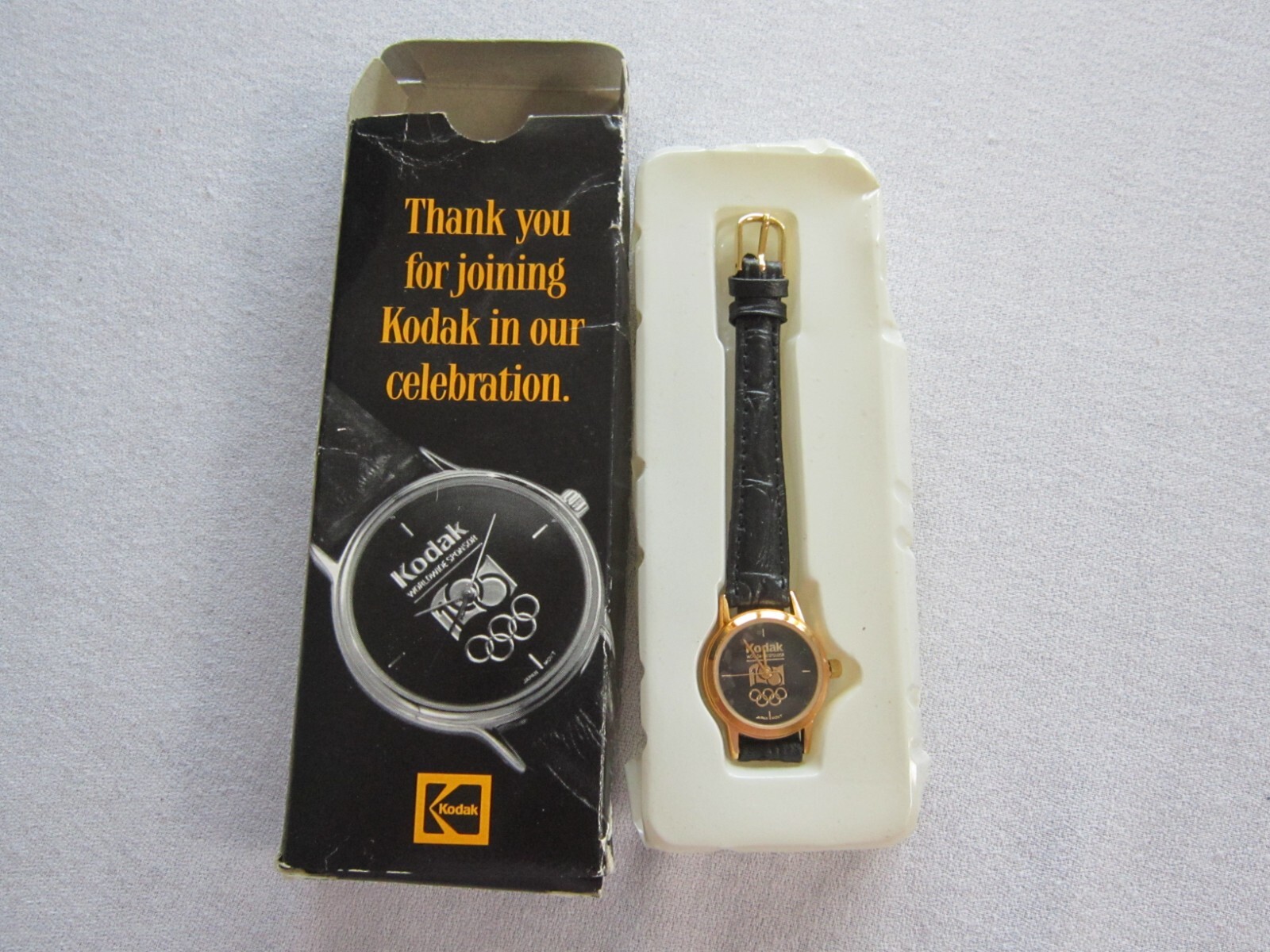 1996 Eastman Kodak Co. Watch World Sponsor of Olympic 36-USC-380 Metal BEZEL