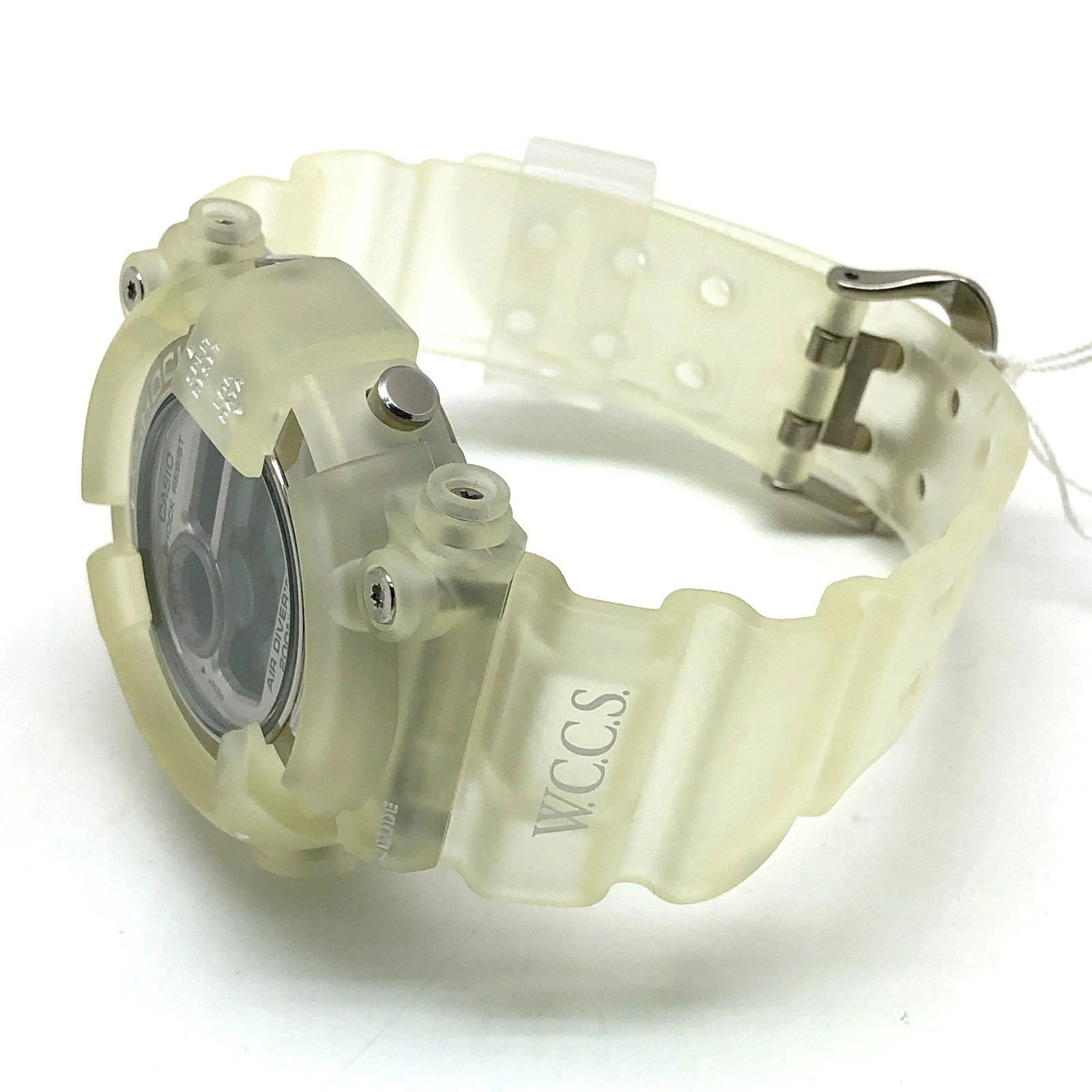 G-Shock DW-8201WC-7T Frogman Skeleton Titanium Watch White From Japan