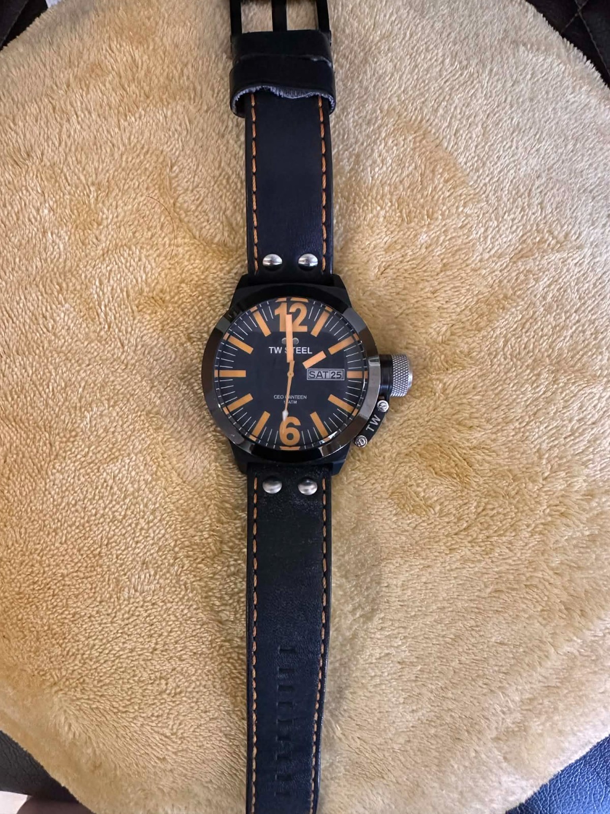 TW Steel Men’s Watch, black, used. model CE 1027