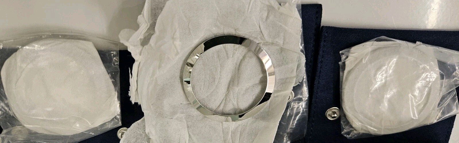 NEW Jacob & Co Plain Stainless Steel 47mm Bezel Five Time Zone + Pouch $$ PER 1