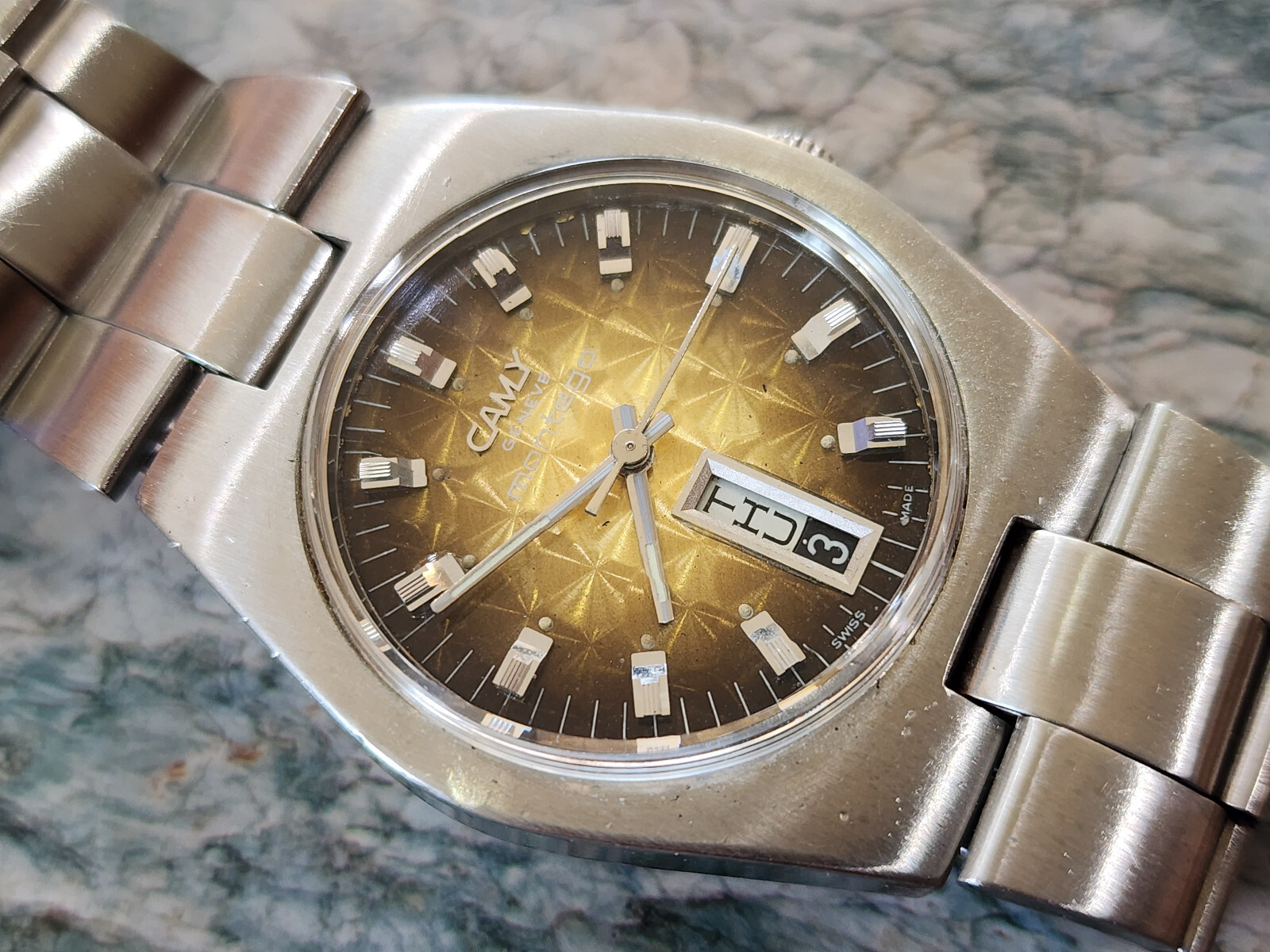 NICE & RARE VINTAGE CAMY MONTEGO AUTOMATIC GENTS 2.