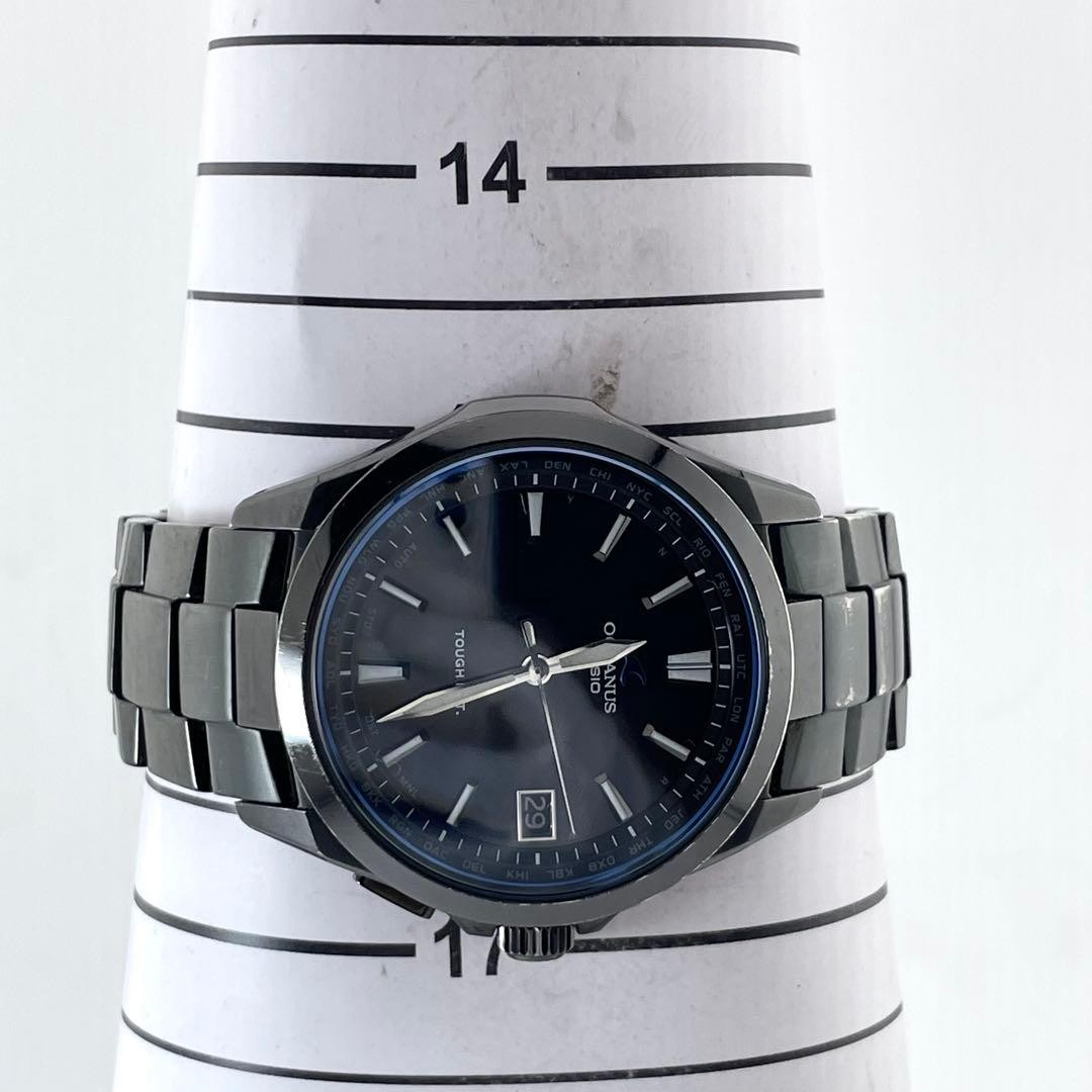 Casio Oceanus OCW-S100B Men’s Radio Solar Watch Black Stainless Steel