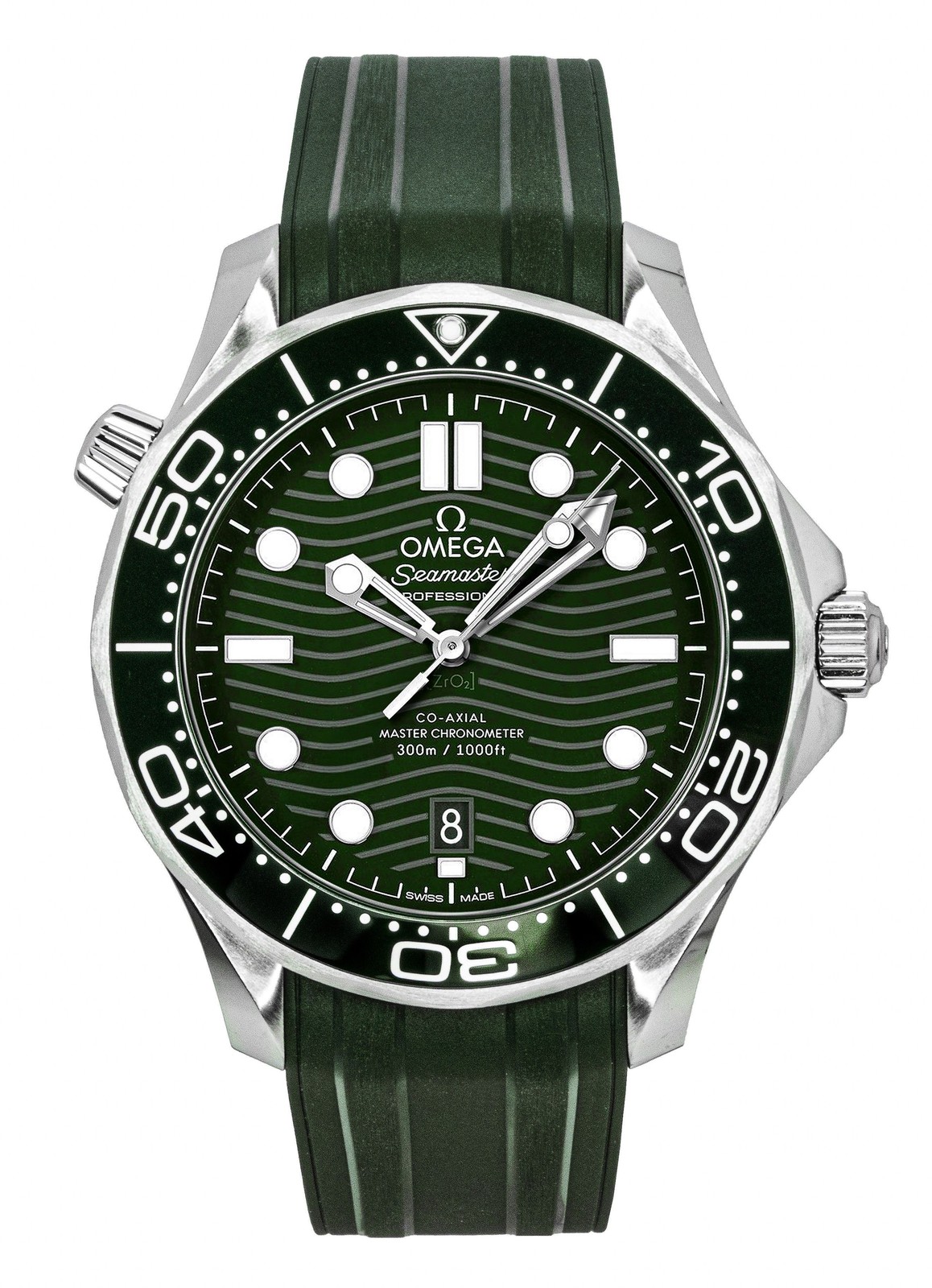 Omega Green Dial Automatic Diver’s 210.32.42.20.10.001 300M Men’s Watch