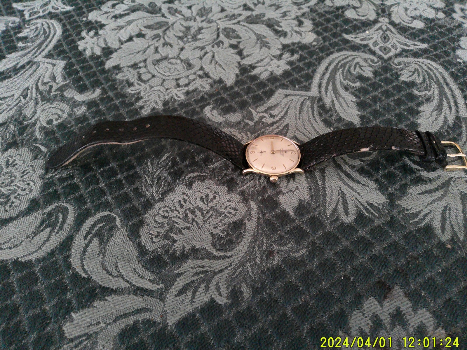 HAMILTON MASTERPIECE 14KT MENS WRISTWATCH (NON RUNNING)