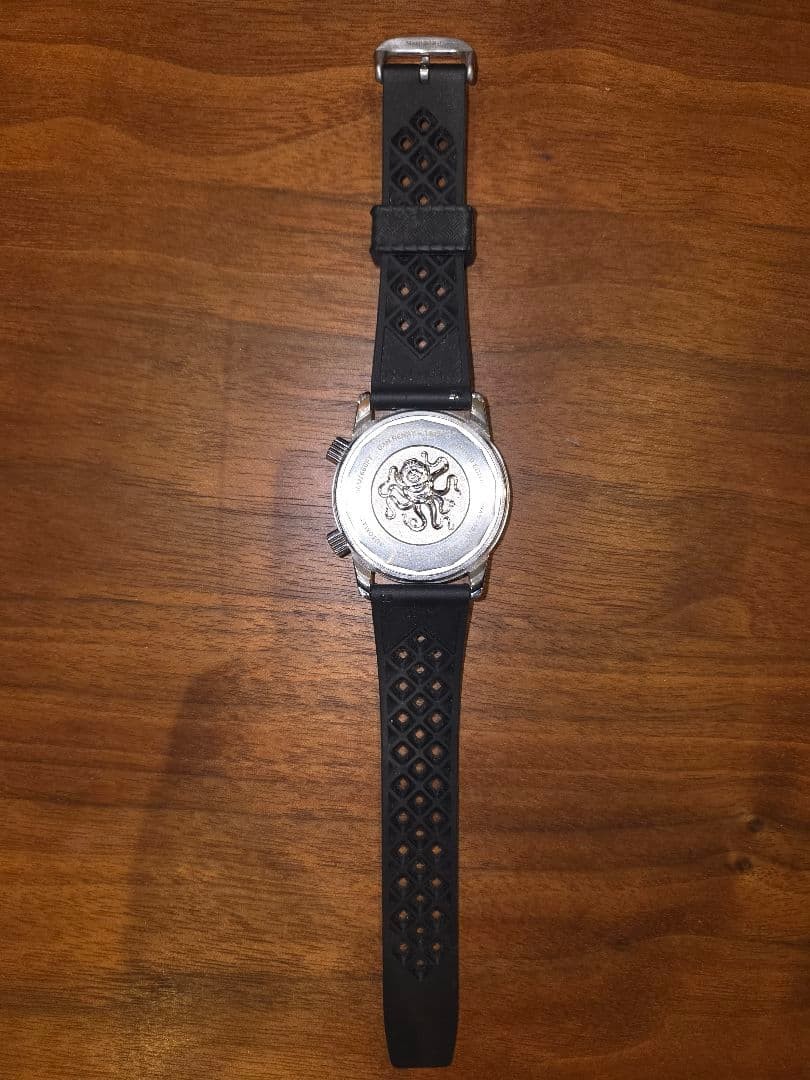 Dan Henry Automatic Diver’s Wristwatch 1970 Men Used tested working Stainless