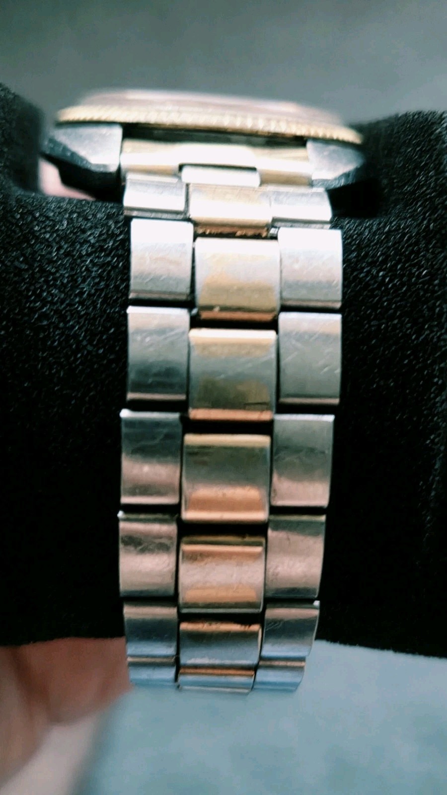Vintage 1971 Seiko DX Automatic Day Date 6106-7047 Two Tone Original Bracelet