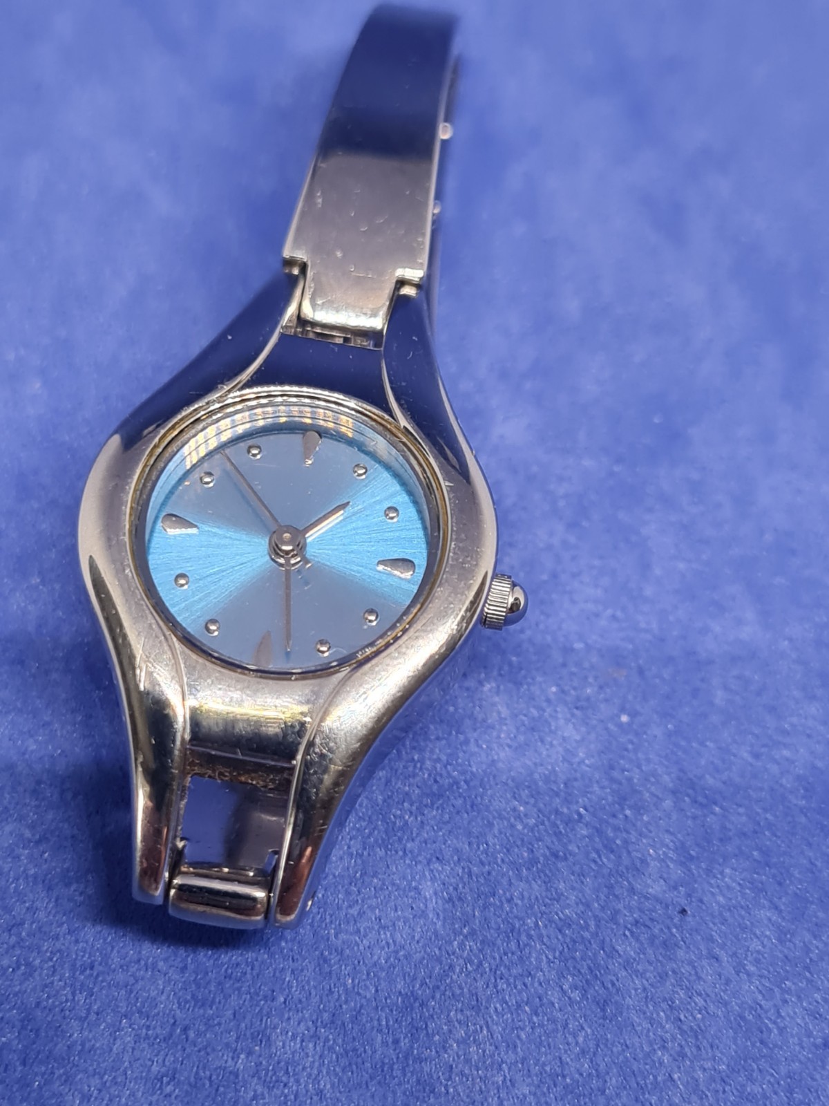 Marks And Spencers All Stainless Steel Watch. In Working Order