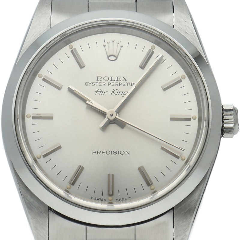 Rolex Air-King 14000(X) Stainless Steel 34mm Silver Dial Automatic #LPW1089
