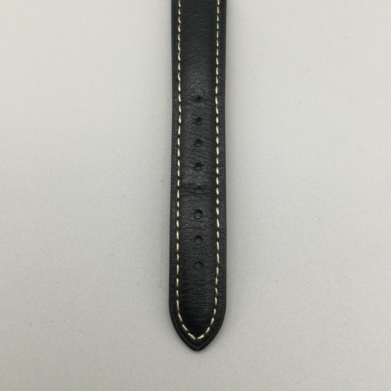 Vestal Electra Tank Mens Watch 24mm Silver Tone Dial Black Leather New Battery