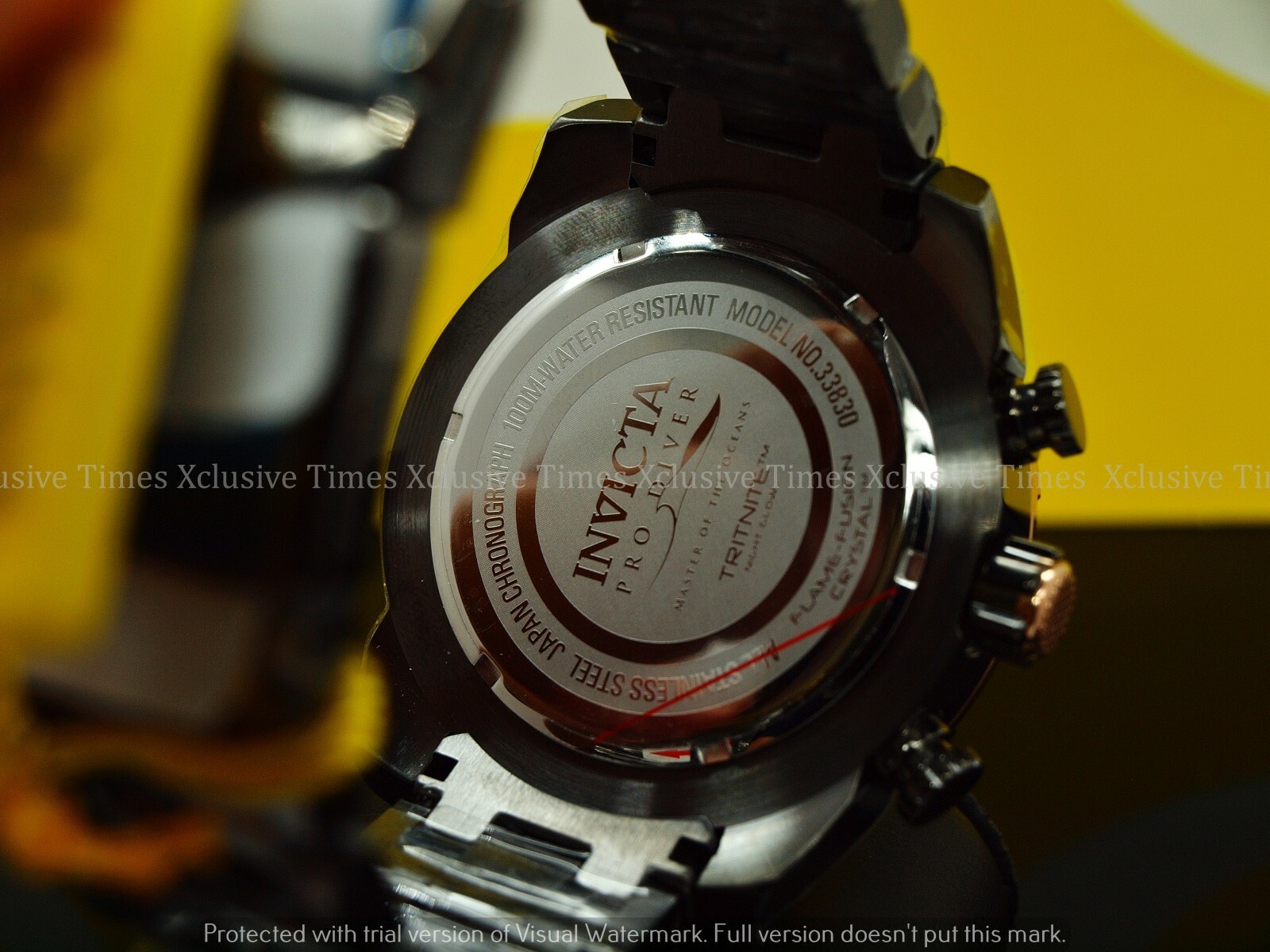 Invicta Men 50mm Combat Pro Diver ” Vempire Twisted Metal” Chrono Bracelet Watch