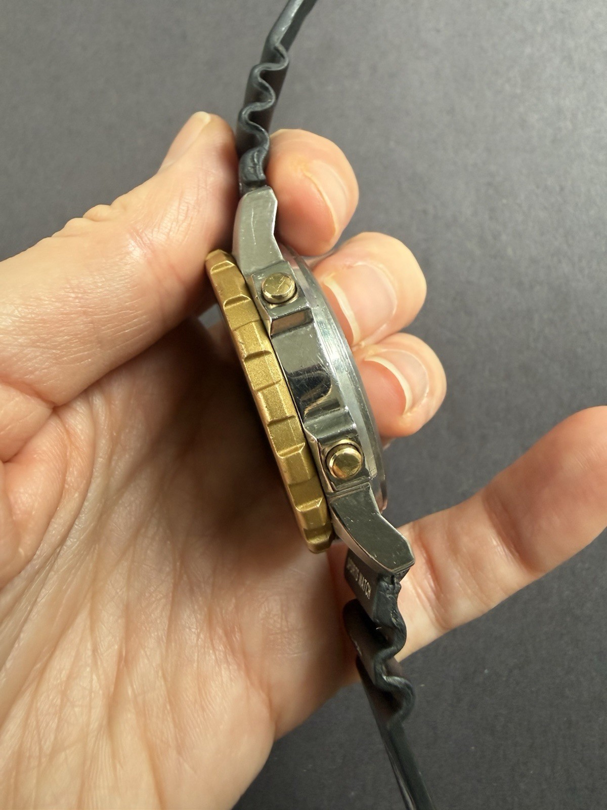 Rare Vintage RetoNOS Full Set Digital Pulsar (by Seiko) W359 5A00 Watch, c. 1990