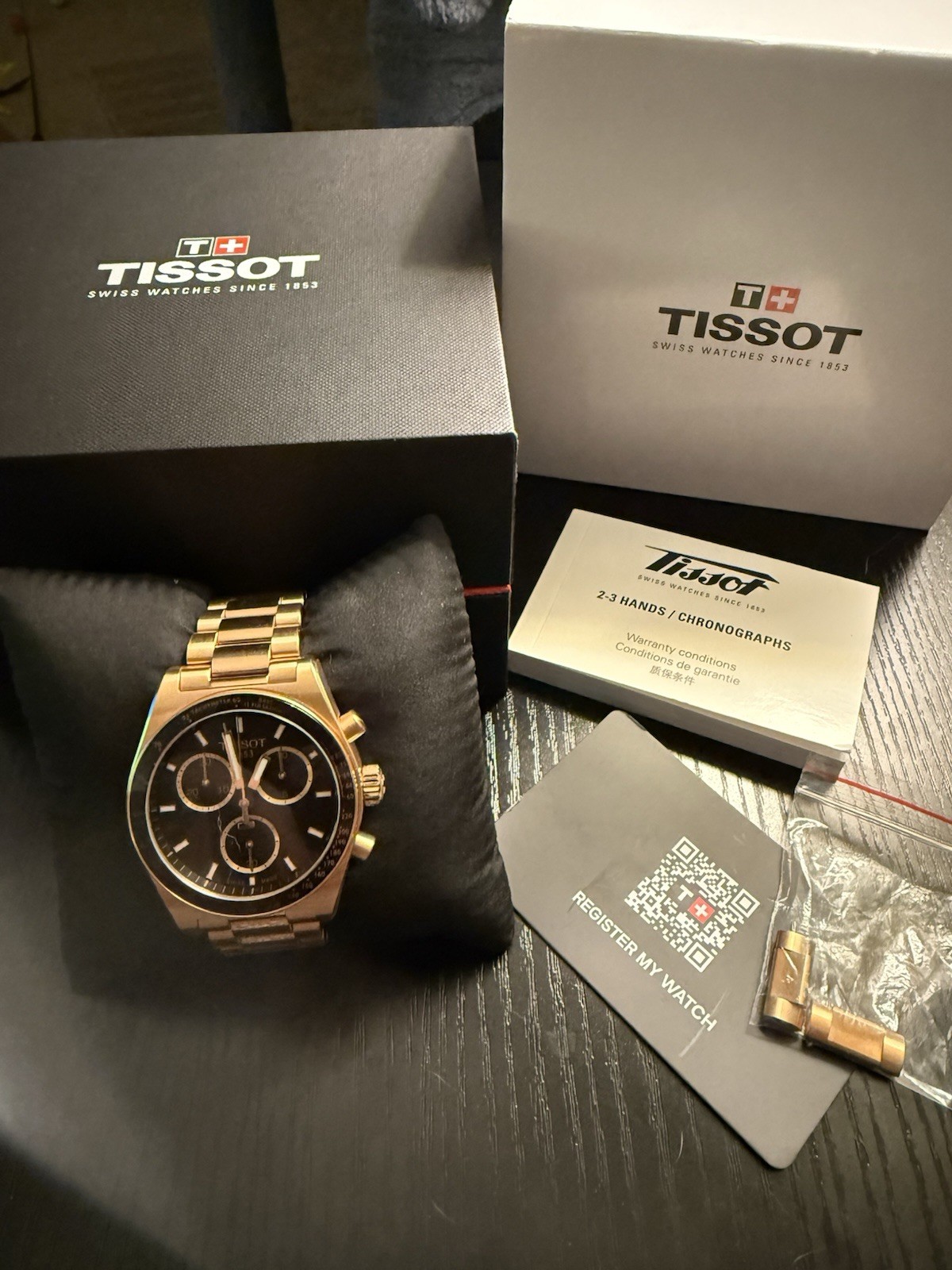Tissot PR516 Rose Gold Chronograph T149.417.33.051.00