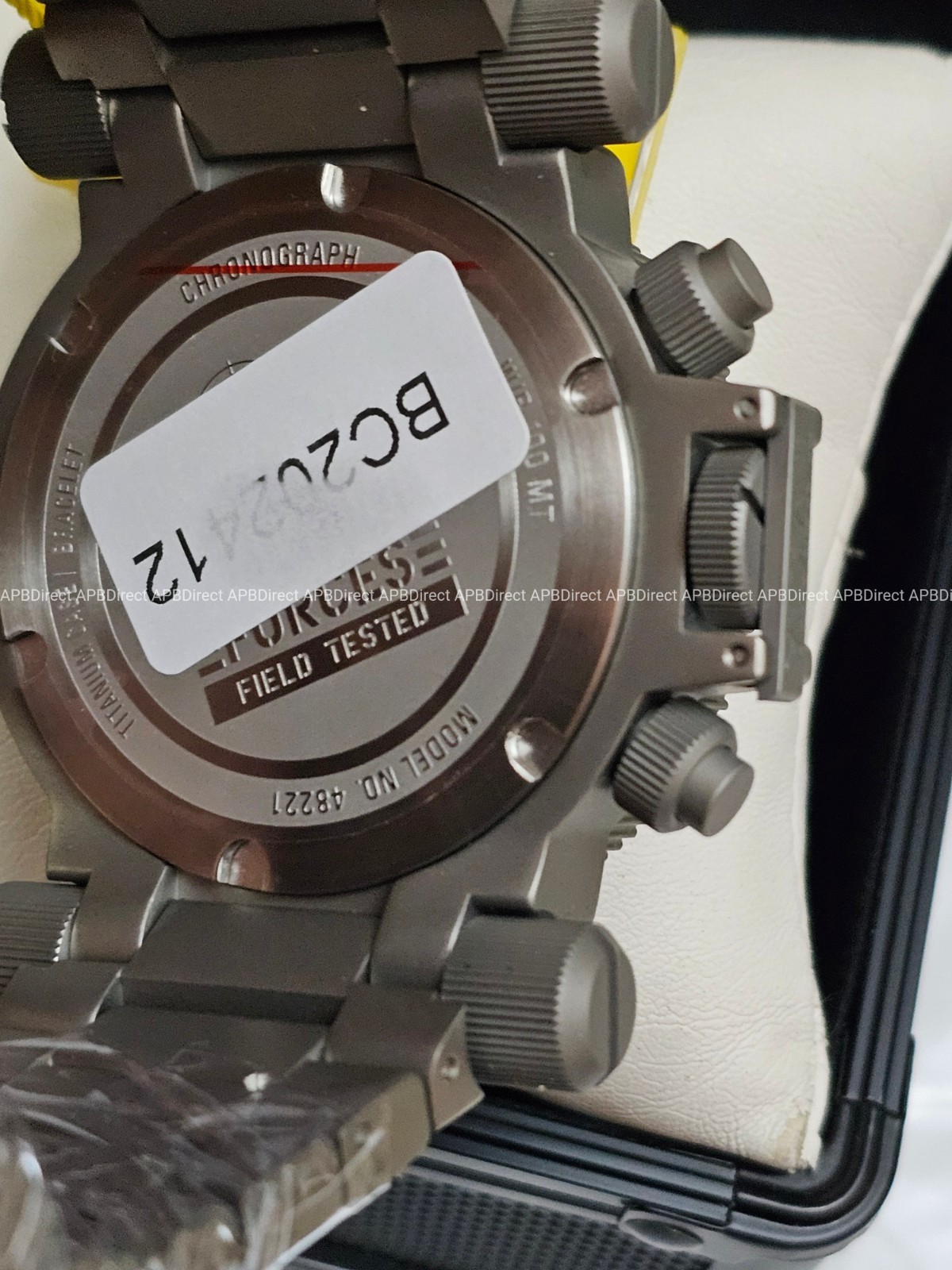 Invicta – Full TITANIUM – Case & Bracelet Coalition Forces – Chrono Mens watch