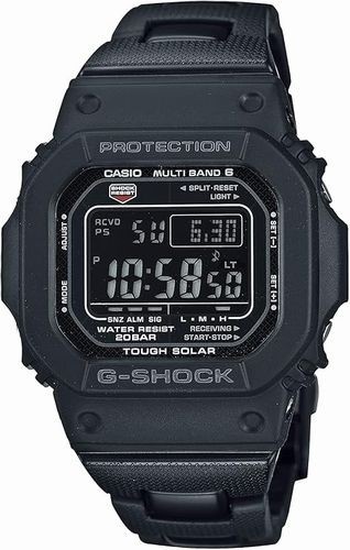 Casio G-Shock GW-M5610UBC-1JF Radio-Controlled Solar Metal Core Band Black