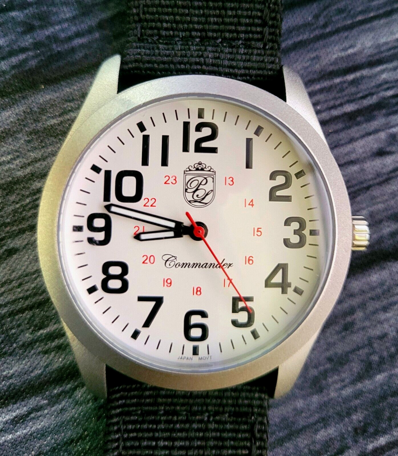 Authentic Pierre Lucerne Commander WW2 Style Navy Watch