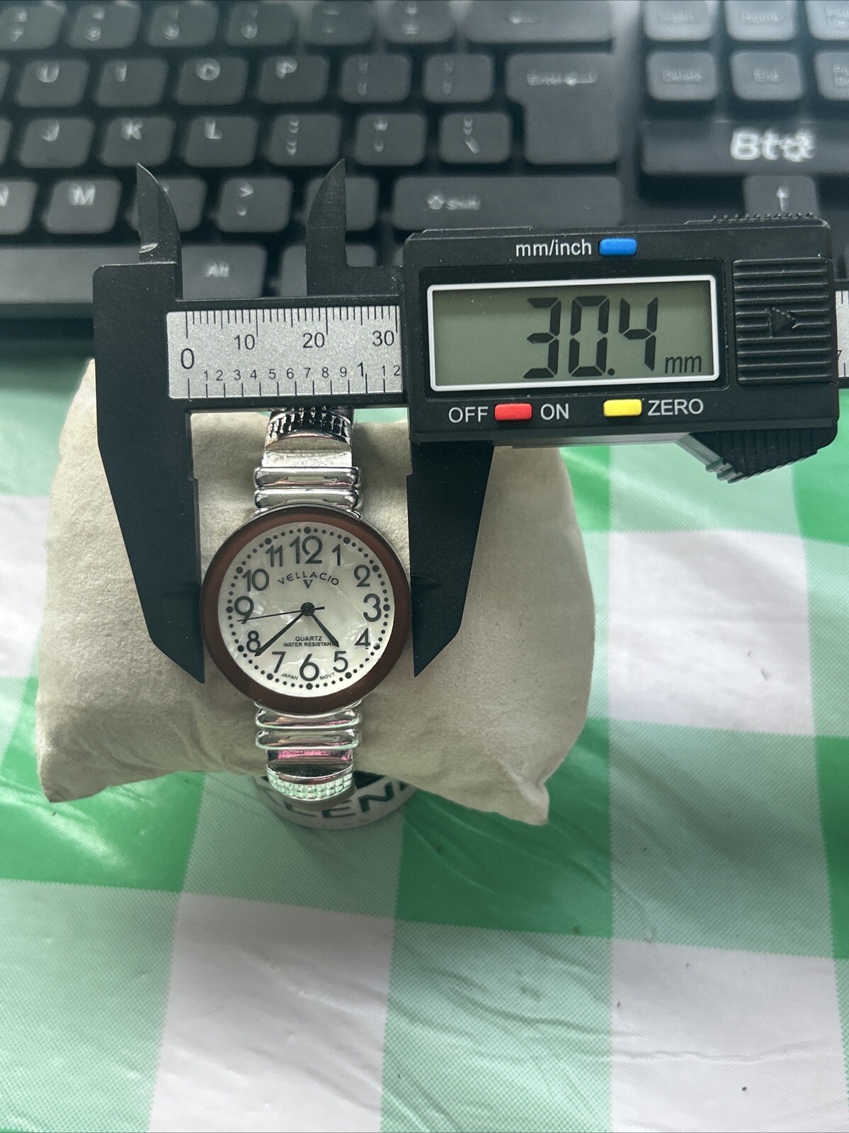 Vellacio Silver And Brown Tone Women’s Cuff Watch