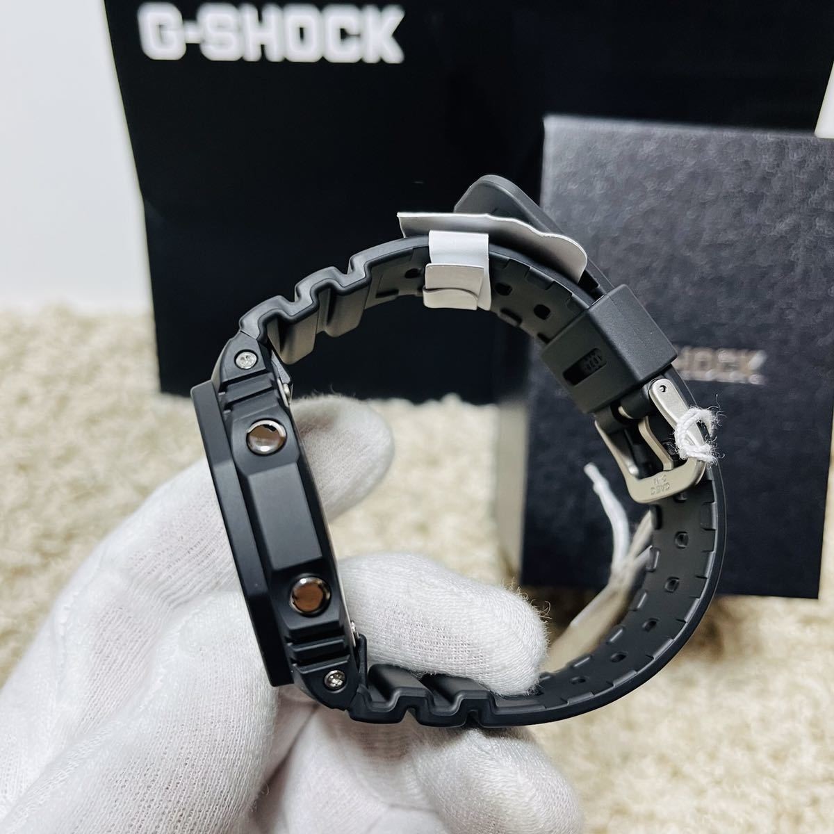 Brand New G SHOCK Casio GA 2100 1A All Black Analog Men’s Watch 6517