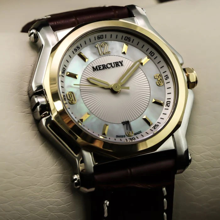 MERCURY – Swiss Made – ME1080-SGL-1 Quartz 39.50 mm ME1080 30m (3 ATM, 100 ft)