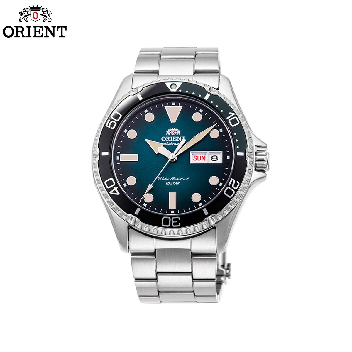 ORIENT Sports Diver RN-AA0811E Automatic Men’s Watch Green Dial 200m