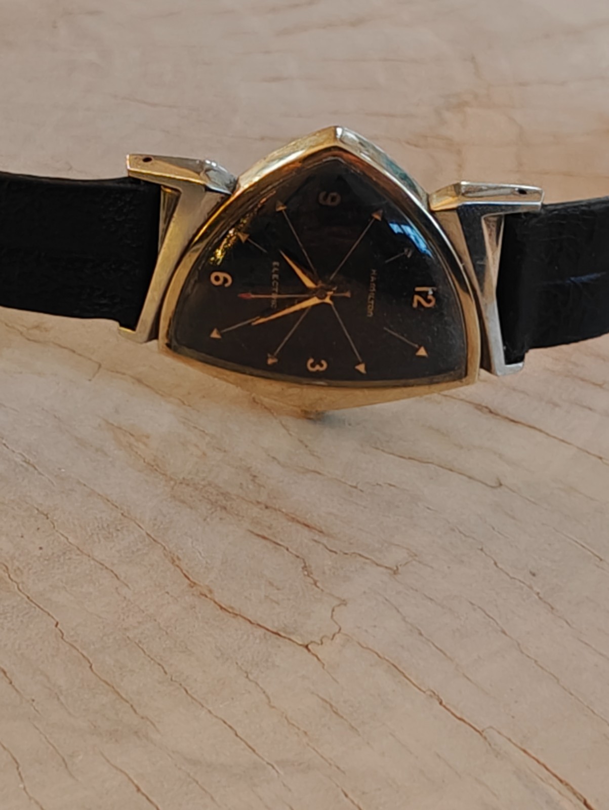 Circa 1957 Hamilton “PACER” 505 Electric Rare Crosshair dial keeps great time!