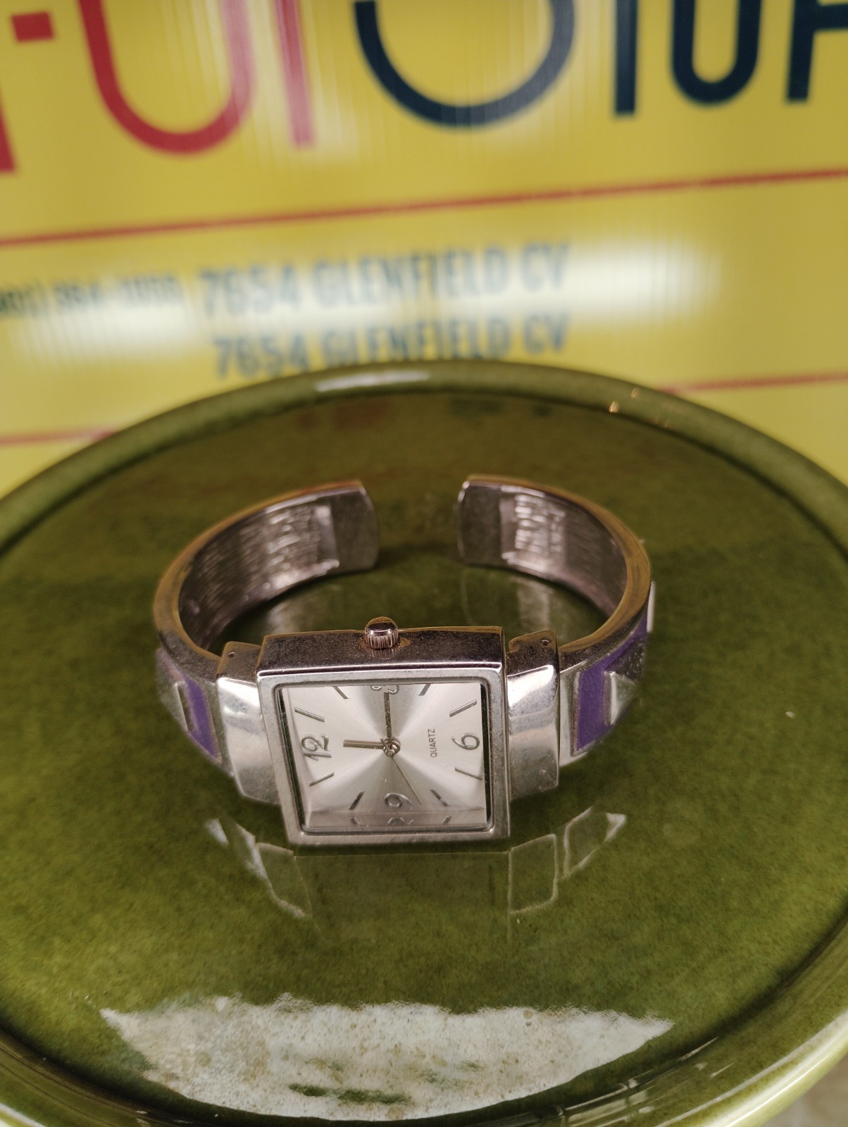 Vintage Quartz Cuff Bracelet Watch