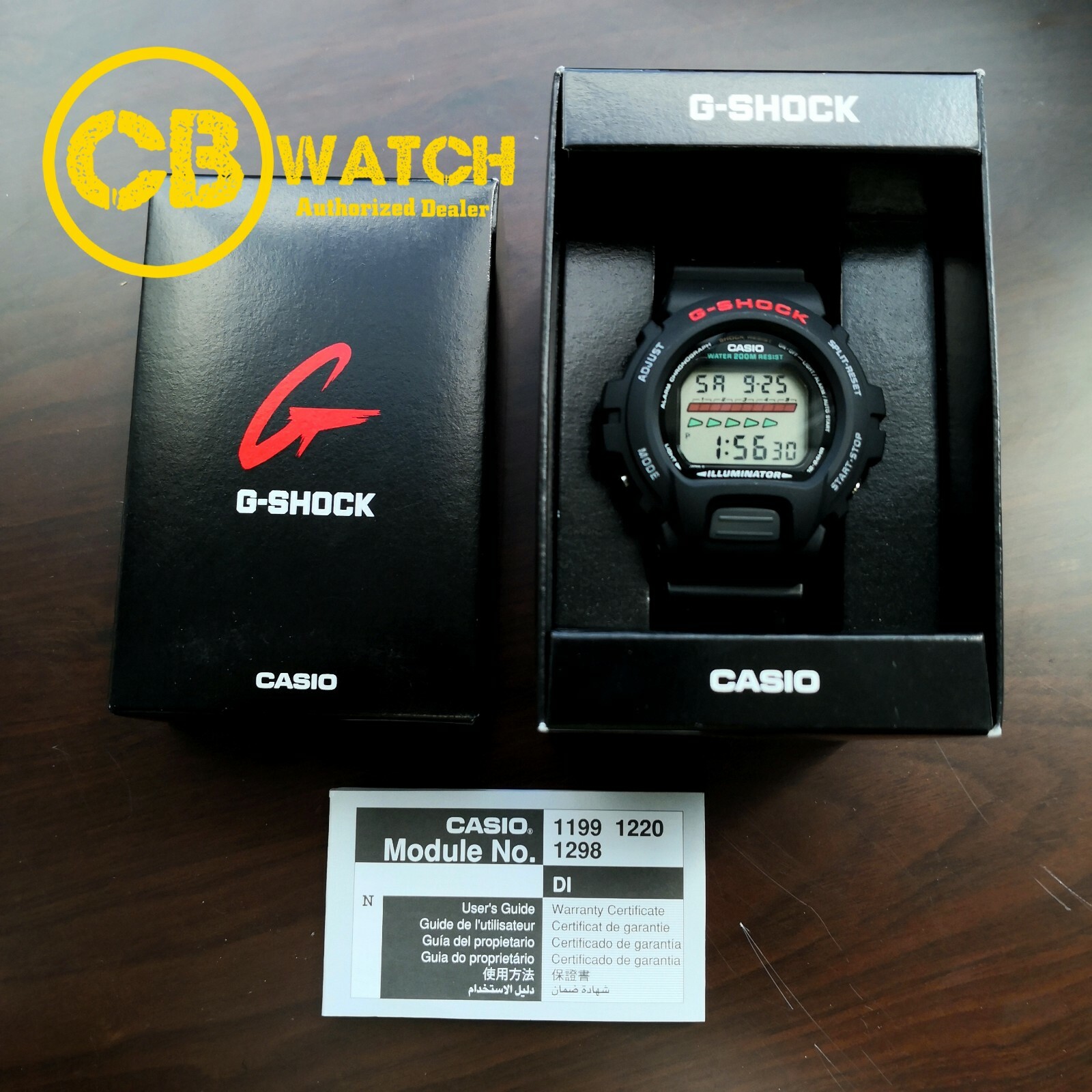 Rare Brand New Casio G-SHOCK DW-6600-1V Watch Digital Black Limited (Model 1199)