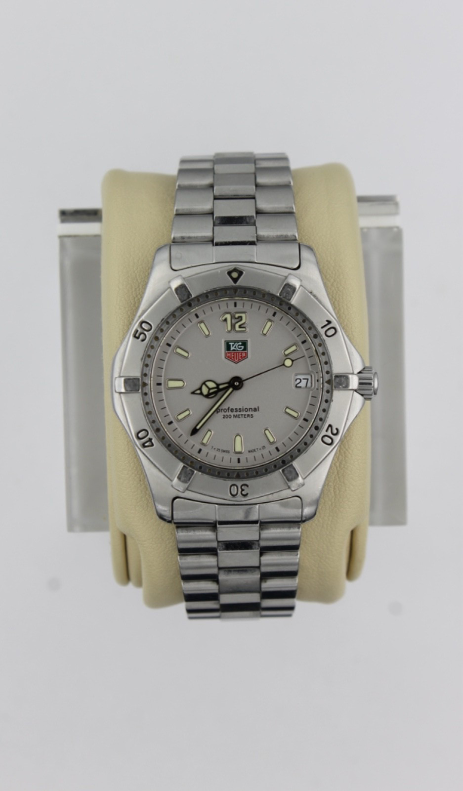 TAG Heuer WK1112.BA0311 Mens 2000 Series Professional Quartz Watch Silver BA0317