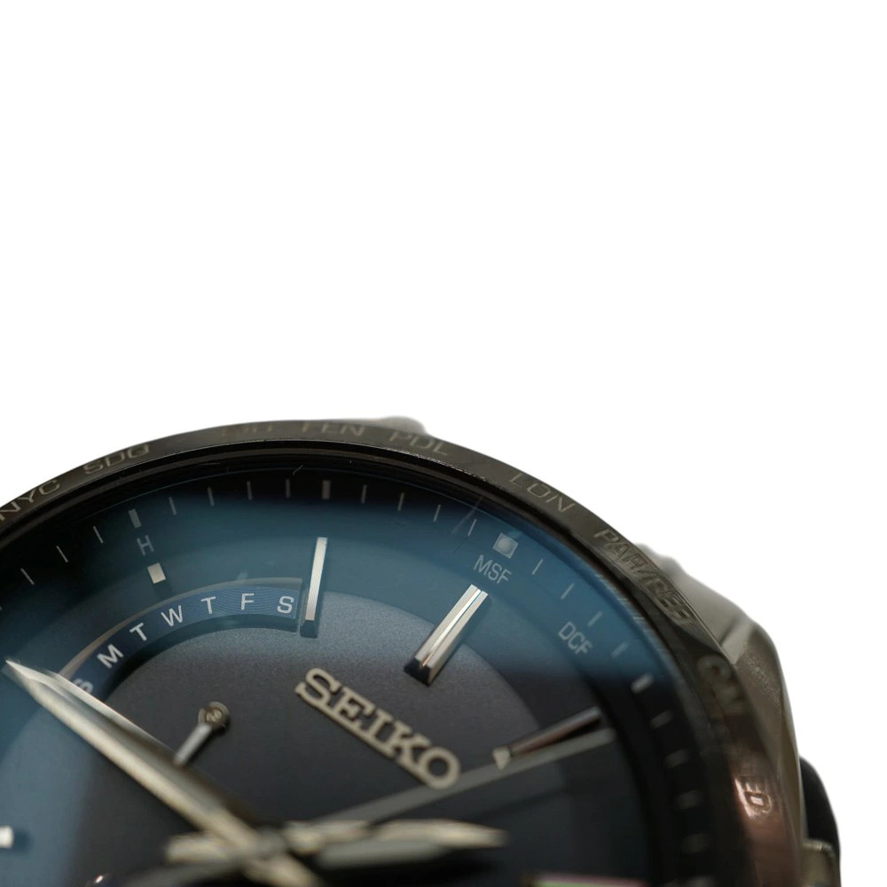Seiko Flight Expert 8B63-0AB0 Titanium Men’s Watch Sapphire Glass Used