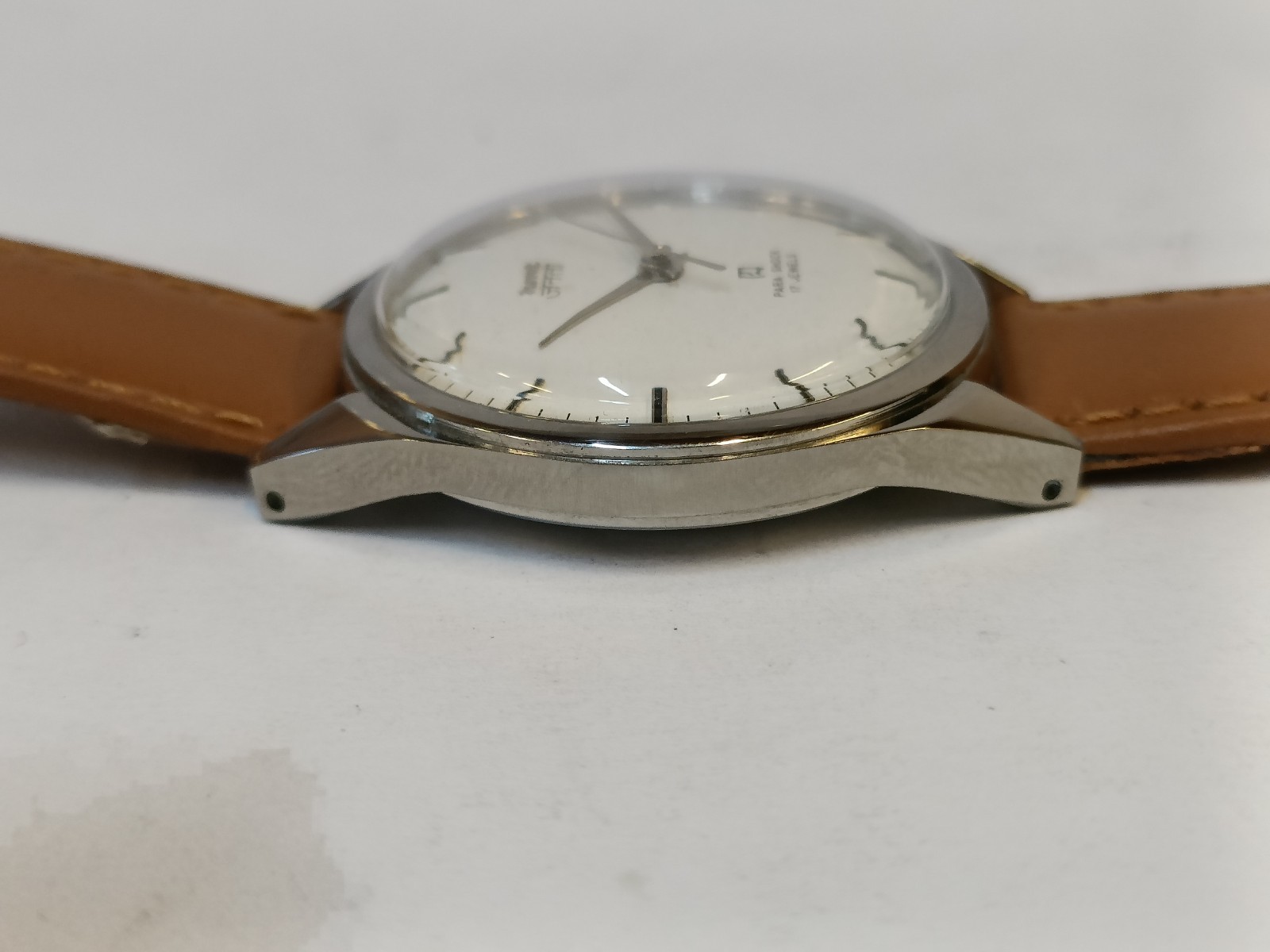 ORIGINAL HMT JANATA 17J WINDING WHITE DIAL 0231 INDIA MEN’S WORKING CONDITION