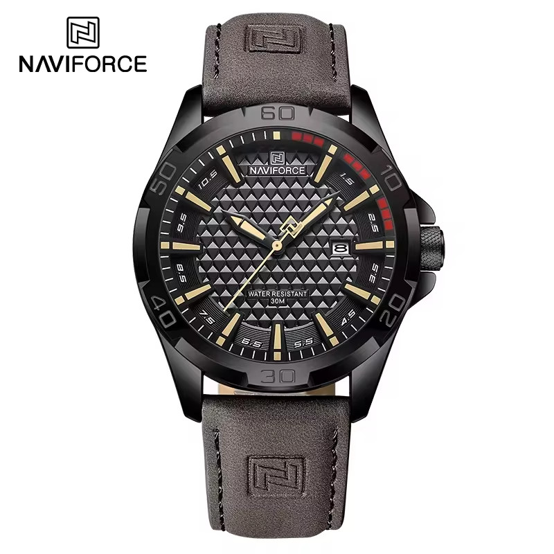 NAVIFORCE Unisex Watch – Round Dial Sport Elegant Waterproof 8023
