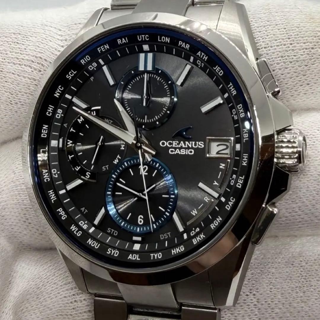 Casio Oceanus OCW-T2600 Solar Multi-Band World Time Watch