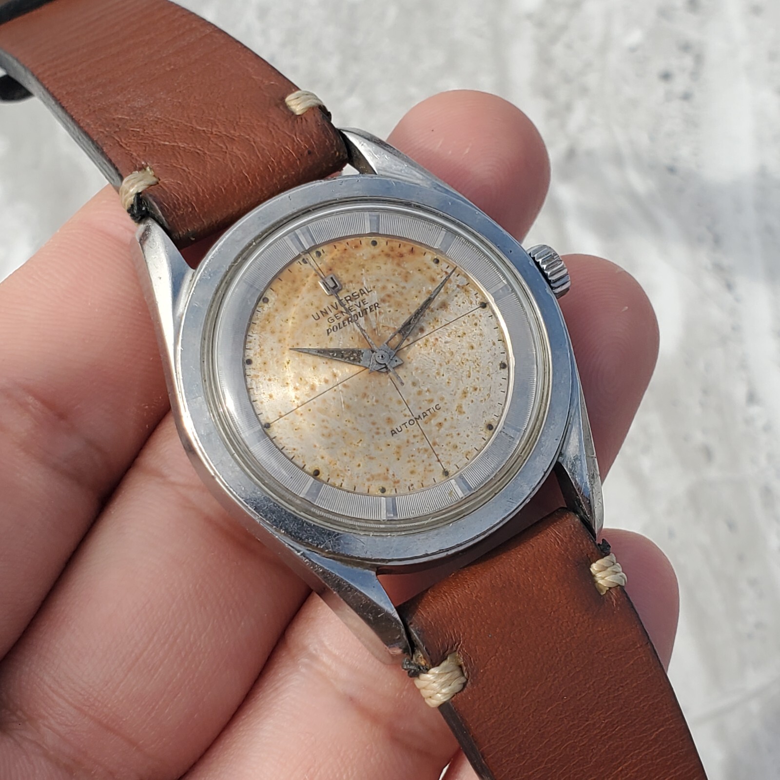 Universal Geneve Polerouter 20217-5 TROPICAL DIAL