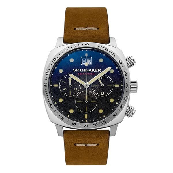 Spinnaker Hull Men’s Watch SP-5068-01 40mm Sapphire 10ATM Beige Black Dial