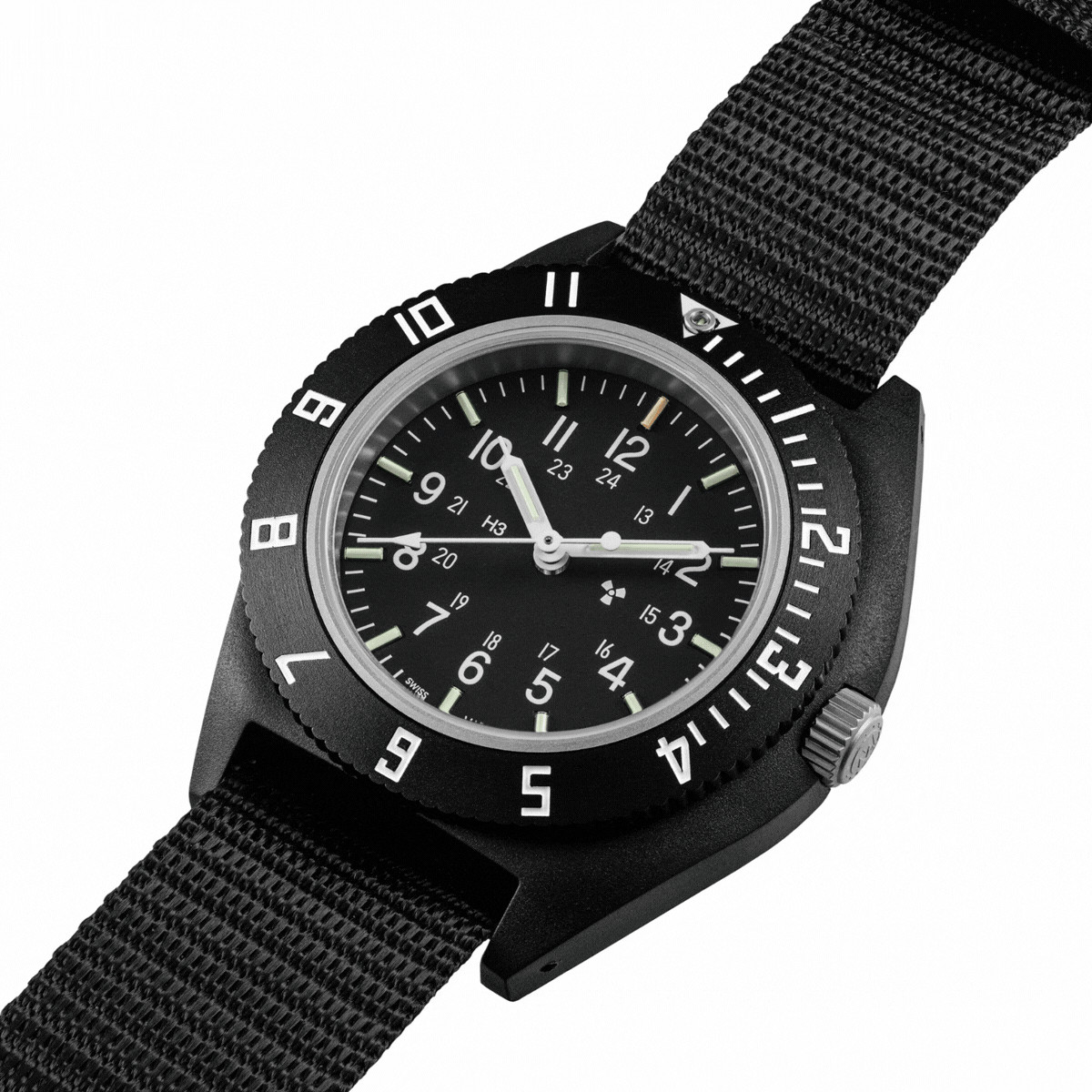 Marathon Military Navigator Watch 41mm Sterile CeraShell® H3 Pilot Quartz Ty II