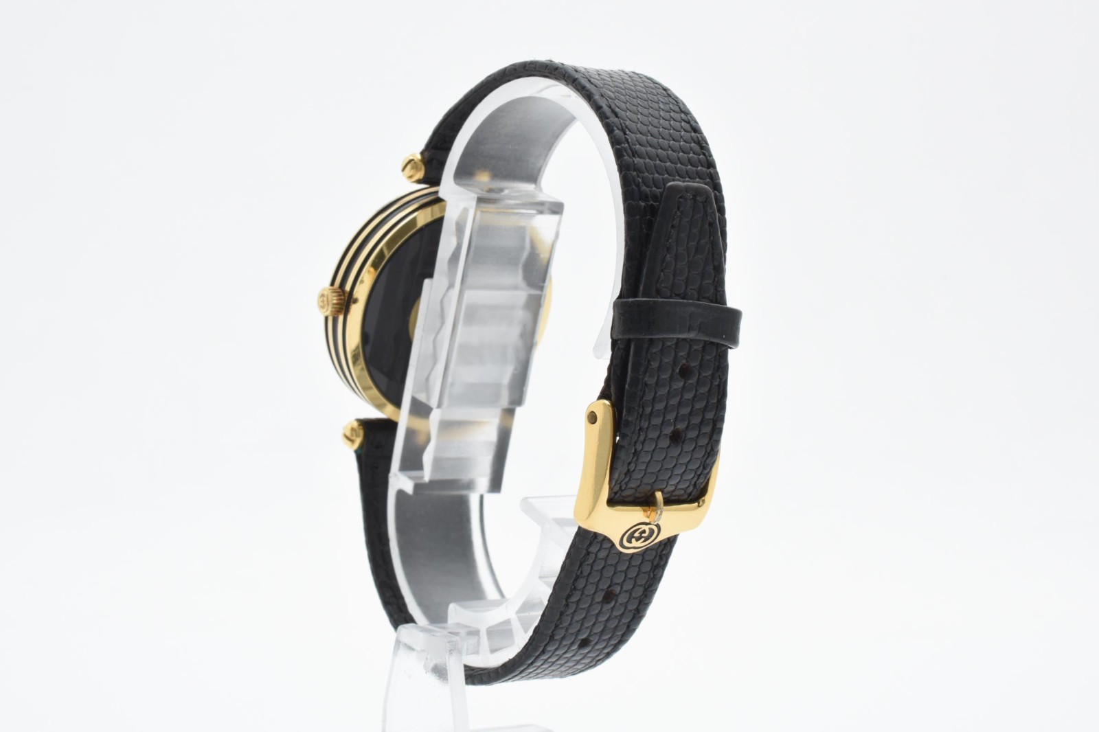 [Near MINT] GUCCI 2000M 30mm Black Dial Gold Quartz Men’s Watch JAPAN #14