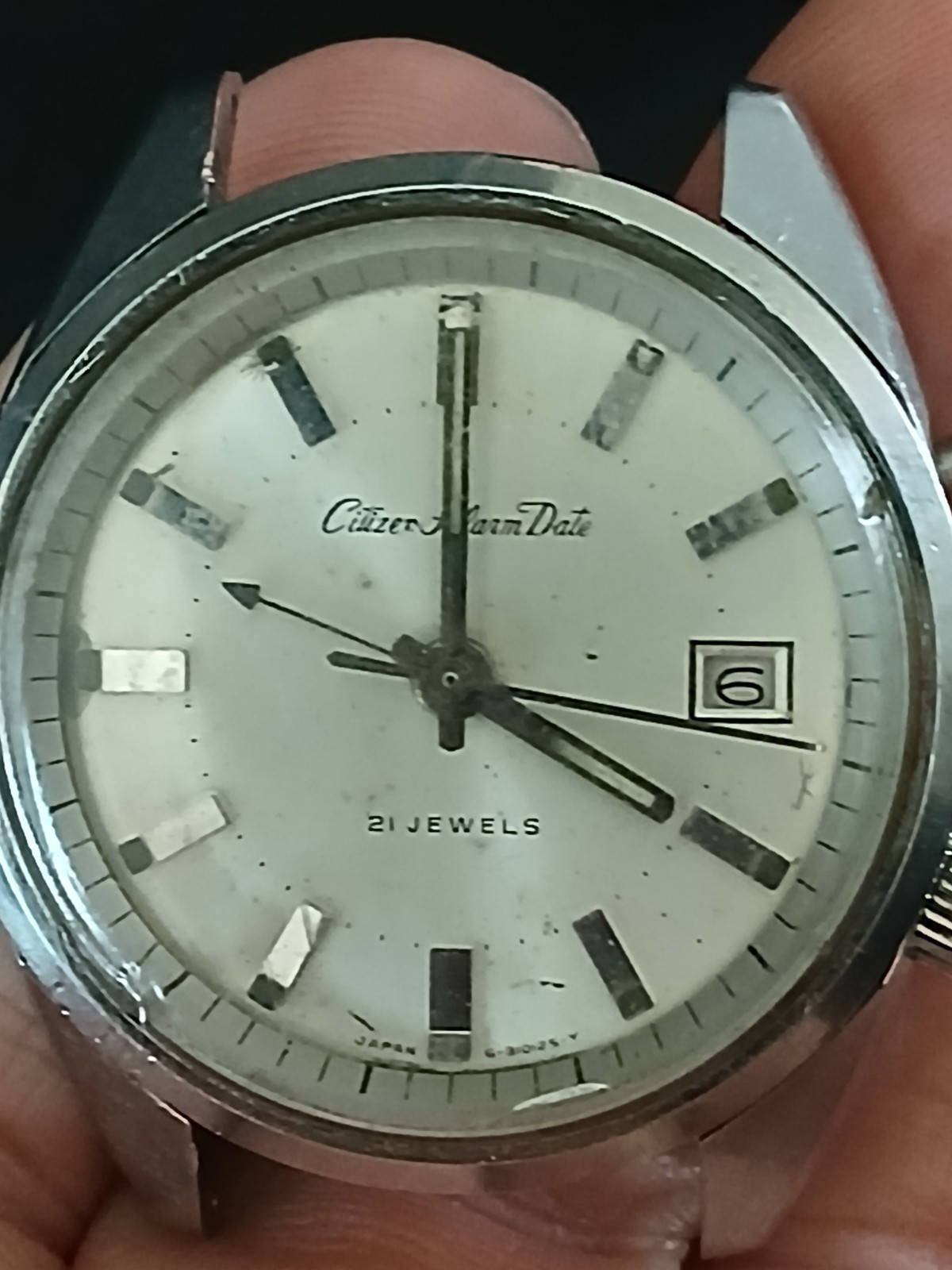 Vintage Citizen “Alarm Date” Mechanical Watch Parts Or Repair