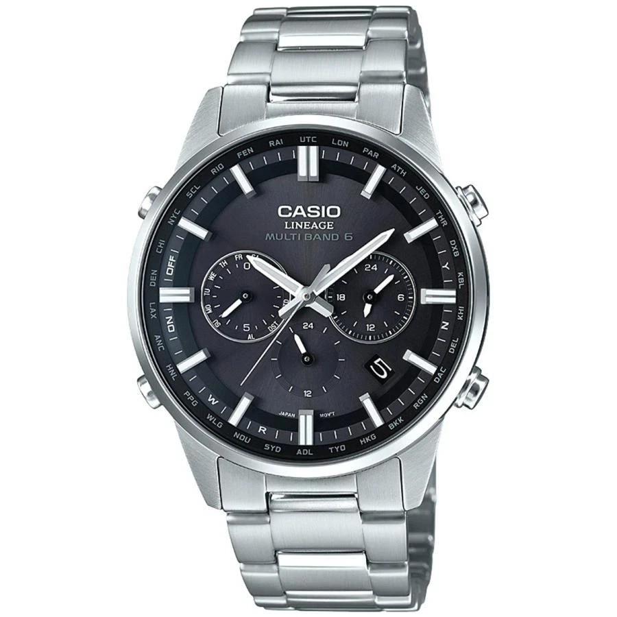 CASIO LINEAGE LIW-M700D-1AJF Black Multiband 6 Solar Men’s Watch New in Box
