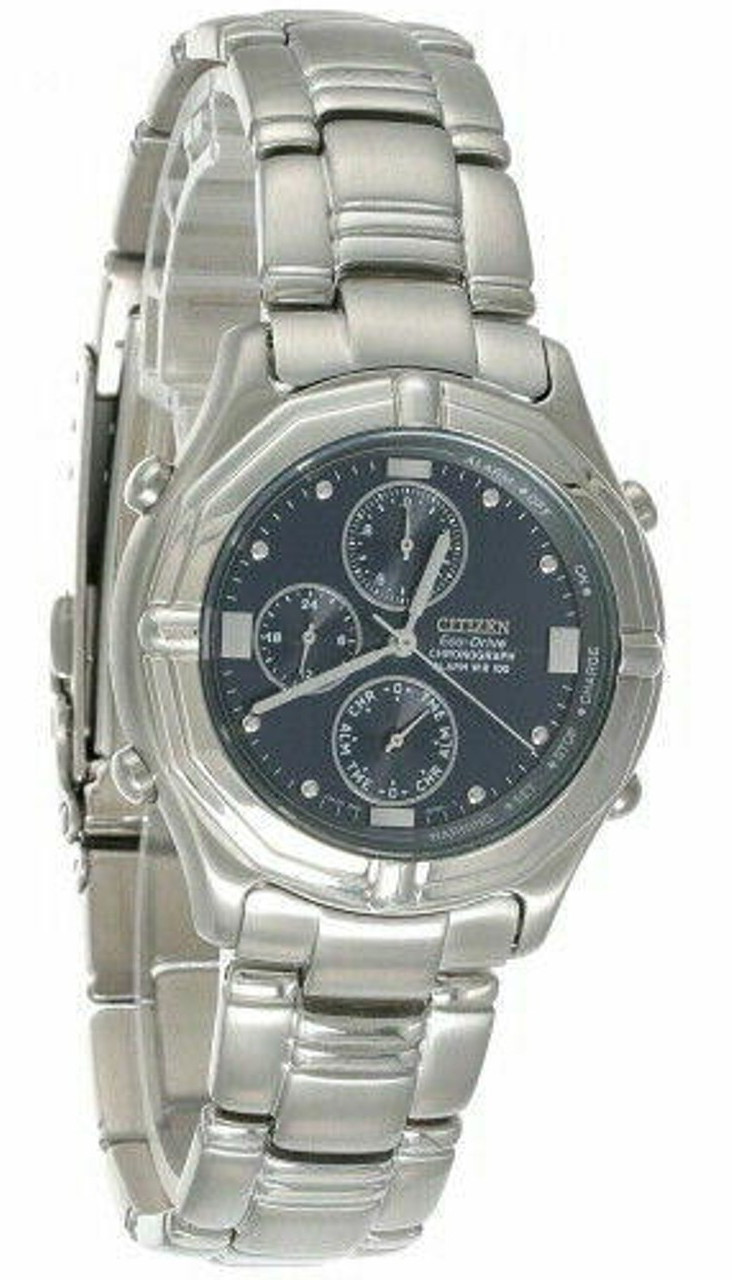 CITIZEN Eco-Drive Chrono 39mm Blue Dial Men’s Watch AP5240-59L (Store Display)
