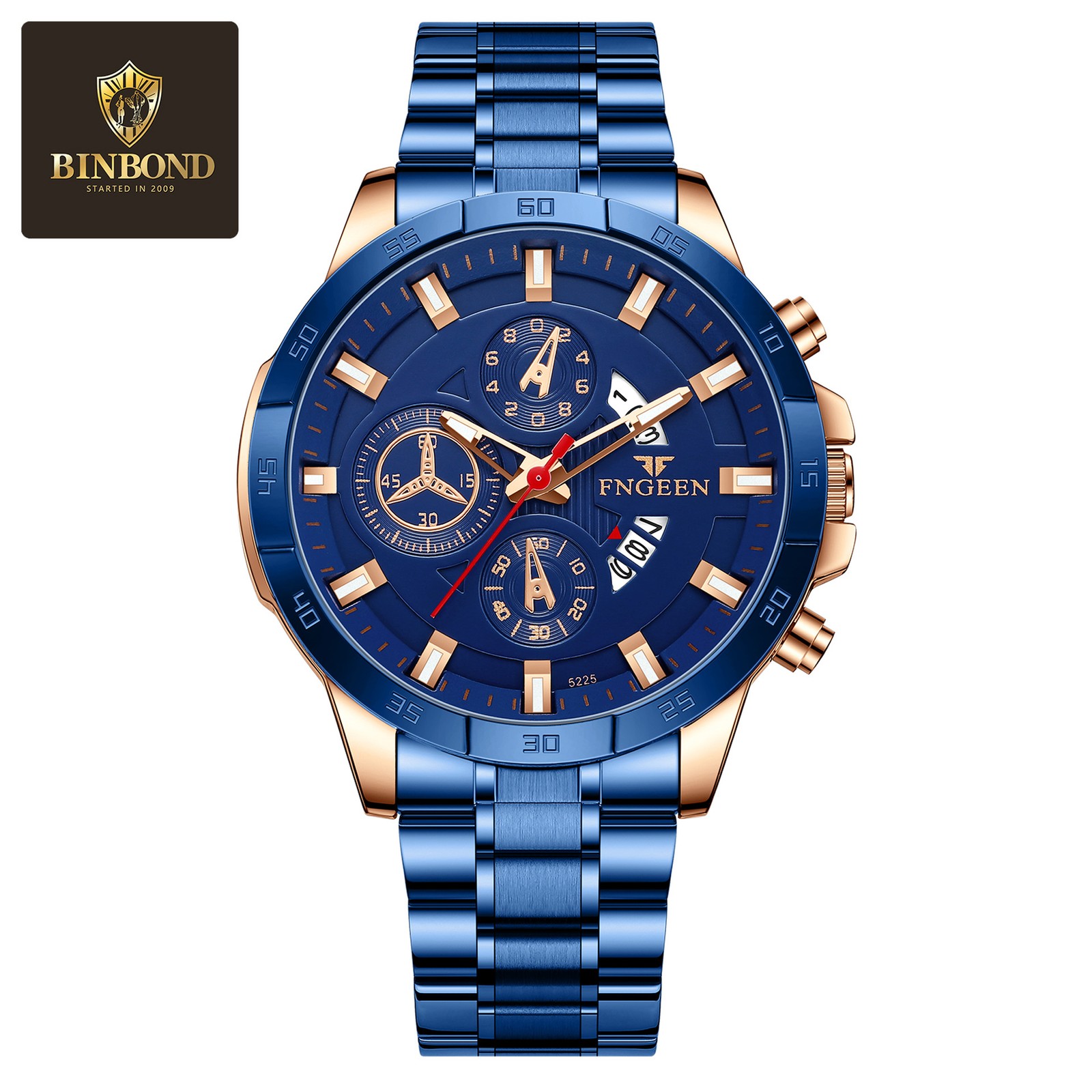 Waterproof Men Watch Stainless Steel Quartz Classic Luminous Business Wristwatch