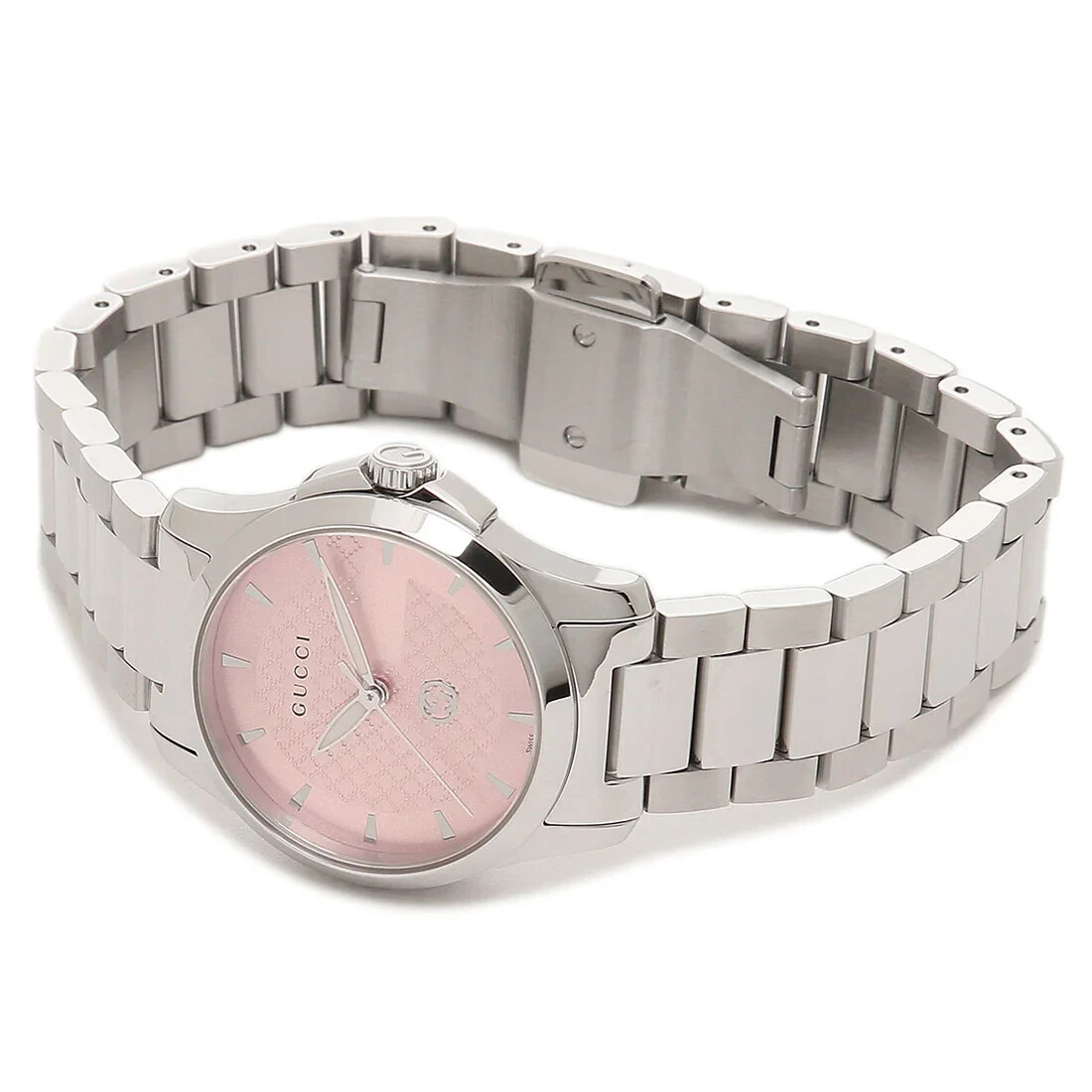 Gucci G-Timeless Women’s Pink Dial Watch Refurbished – YA1265047 ($1250 MSRP)