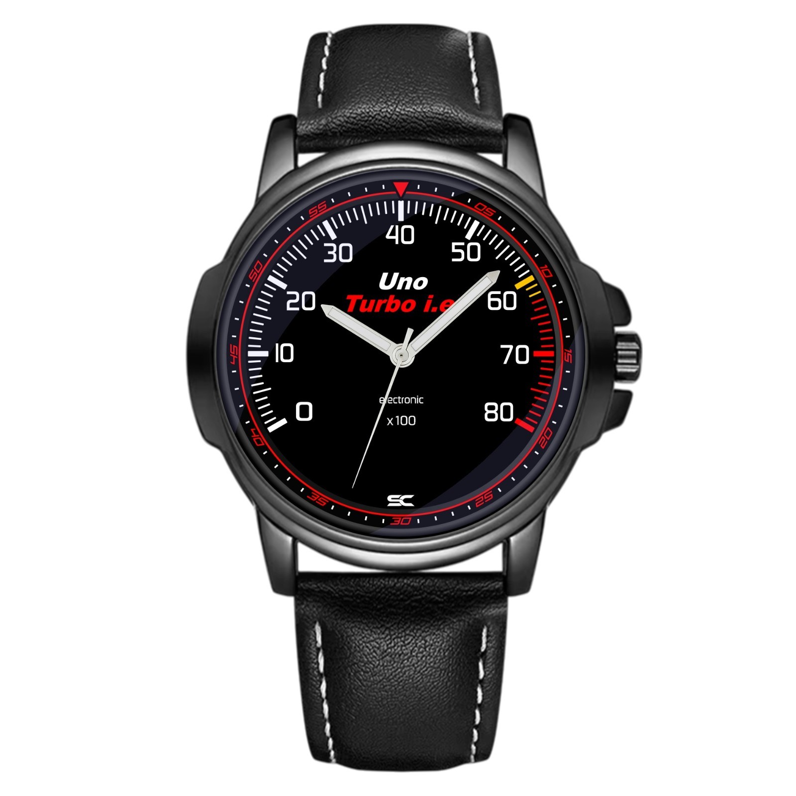 Wrist Watch With Tachometer One Turbo Second Series Fan Art Fiat Sport 16V