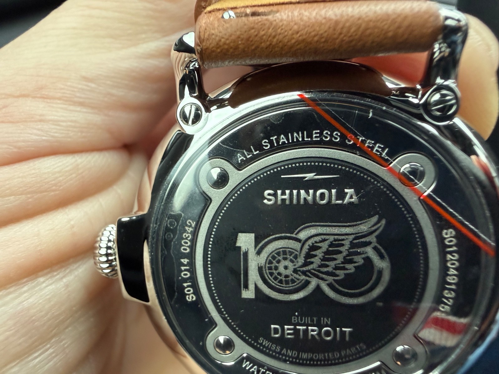 Shinola x Detroit Red Wings Centennial Runwell Watch (FIRST ROUND)