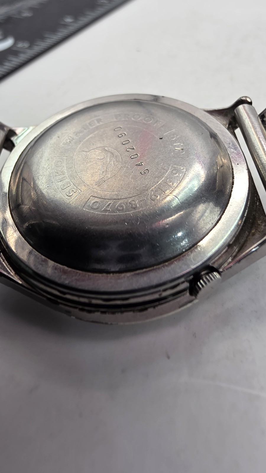 Seiko 6619 8970 Sportsmatic Waterproof Diashock 21 Jewels Serviced Wristwatch