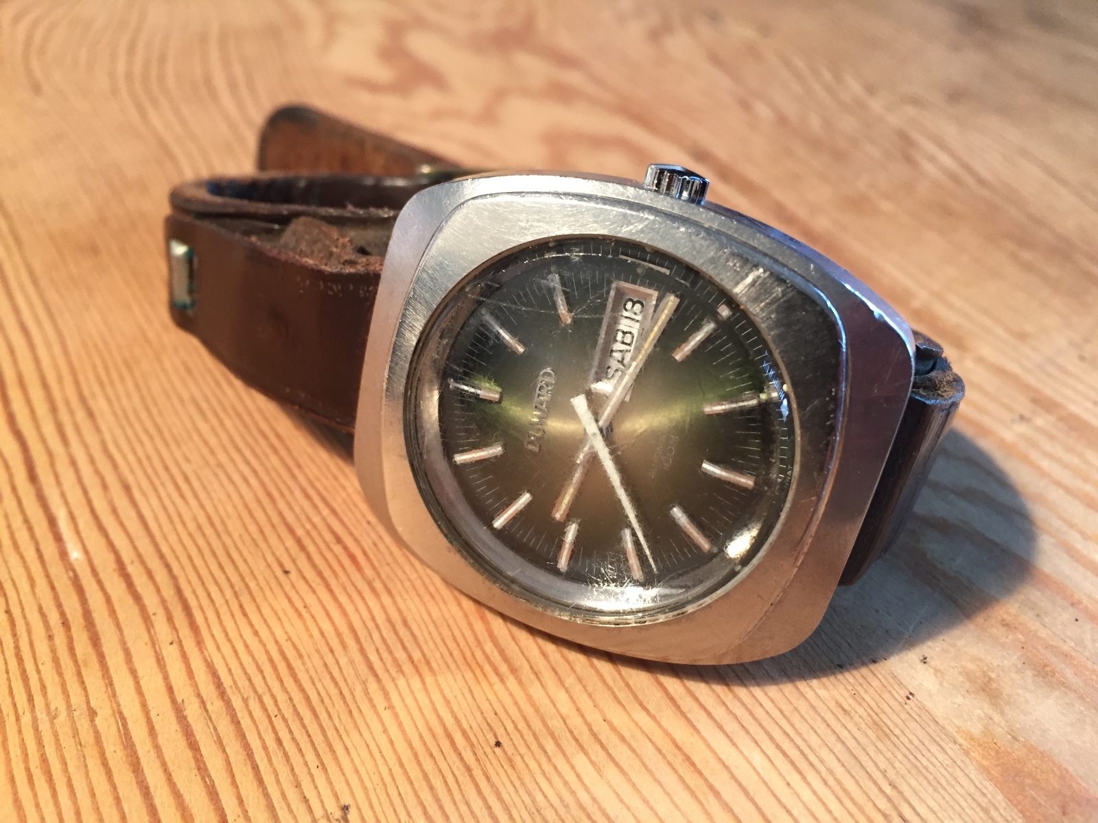 Vintage Watch Watch – DUWARD Automatic 100M – Stainless Steel – Incabloc