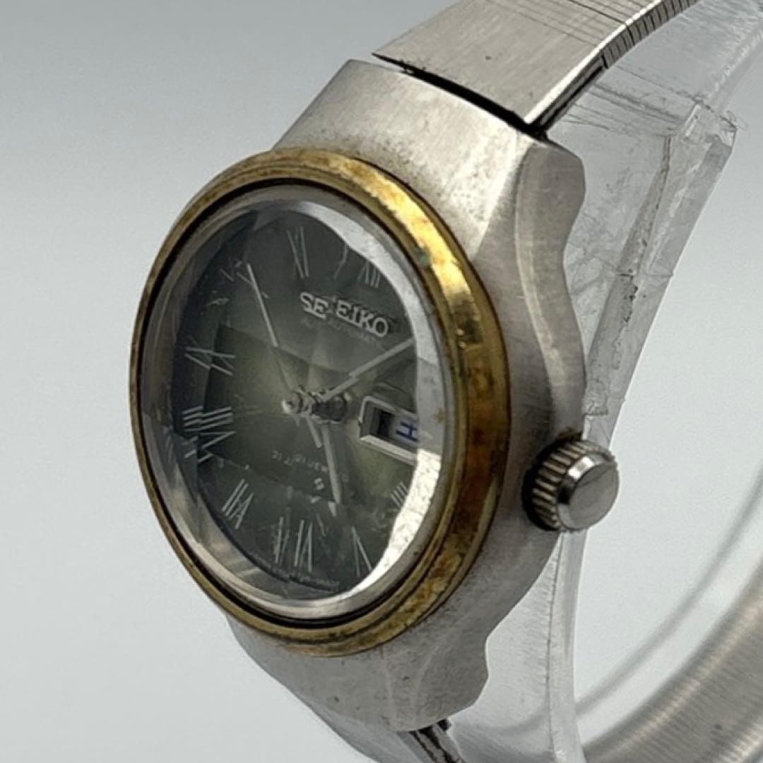 SEIKO 2706-0210 Day-Date Watch Wrist 15.5cm From Japan