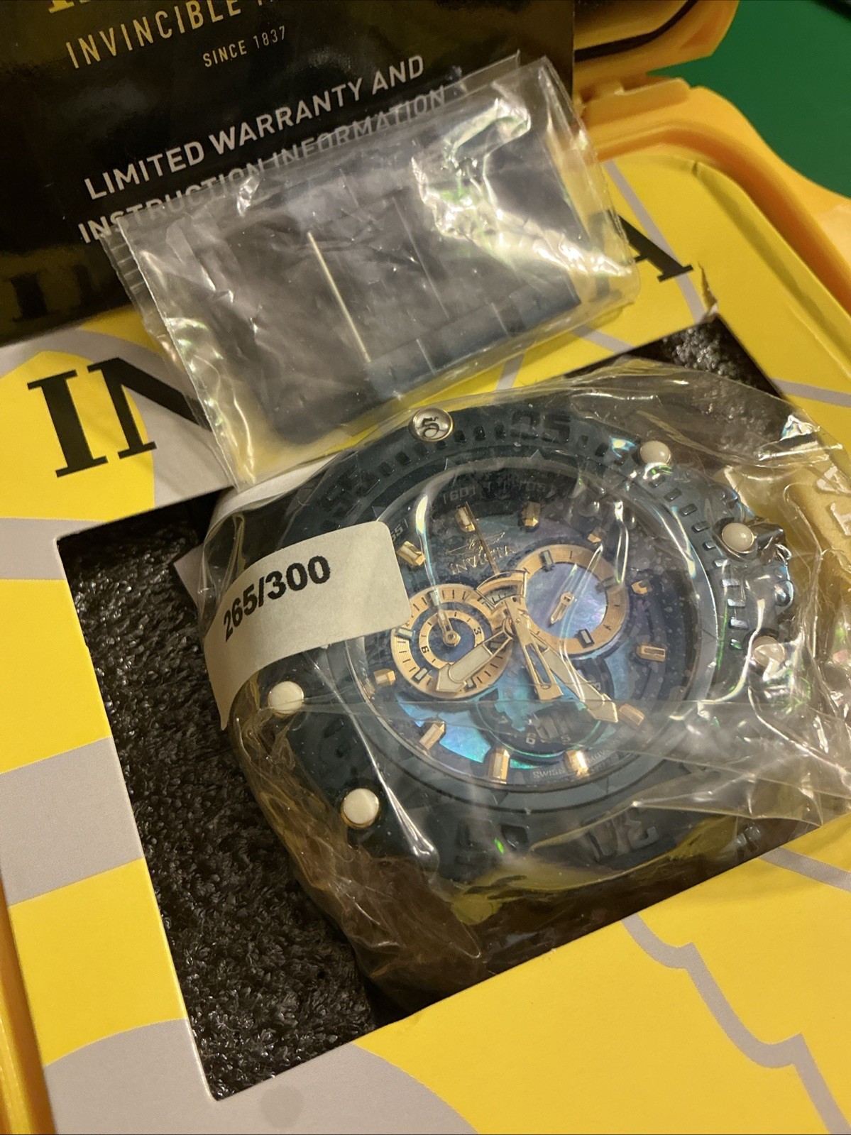 Invicta 52MM Subaqua Noma VII Blue Label Men’s Chronograph LTD ED #265/300 !