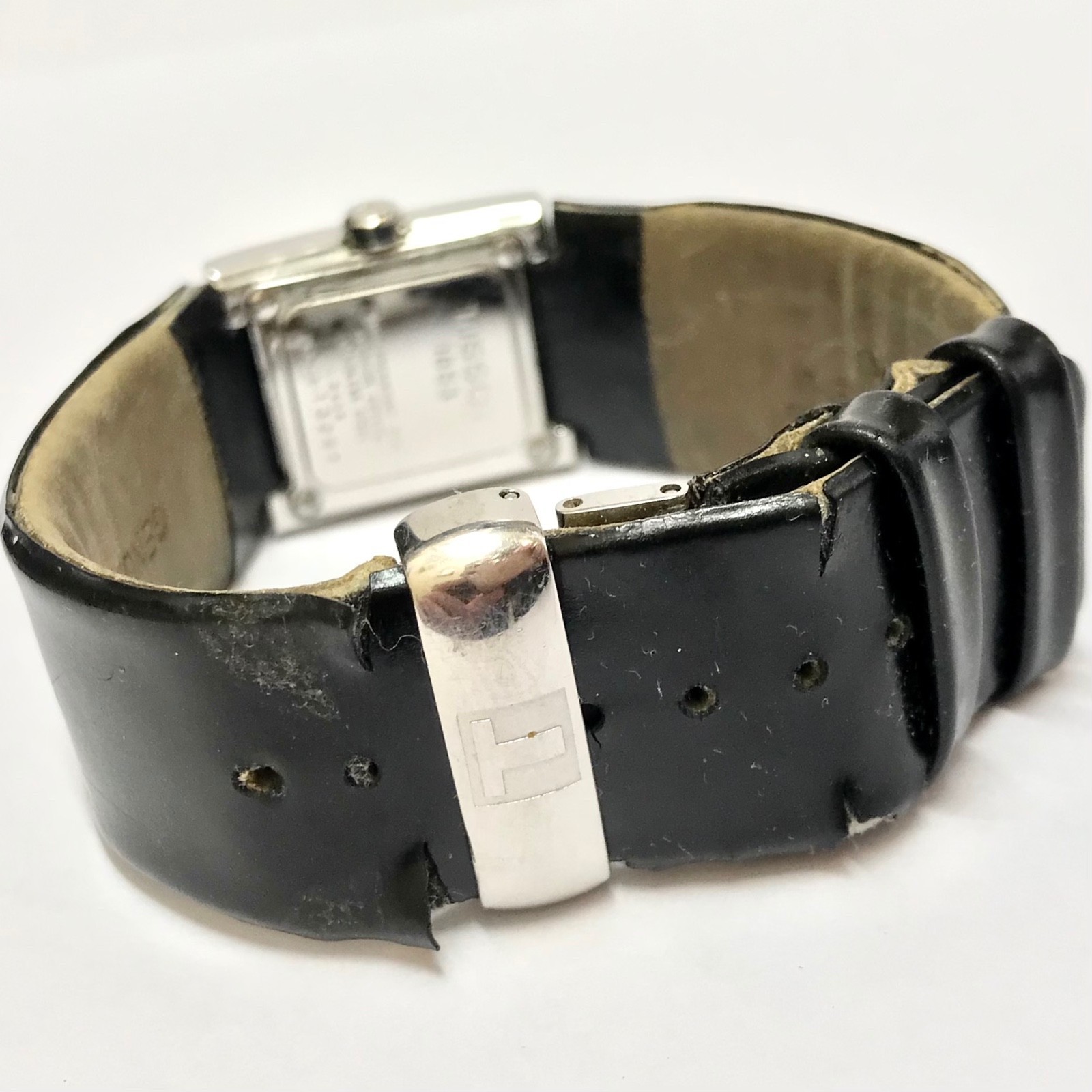 Tissot 1853 L840K Women’s Watch Sapphire Steel Quartz Swiss Made Black Strap
